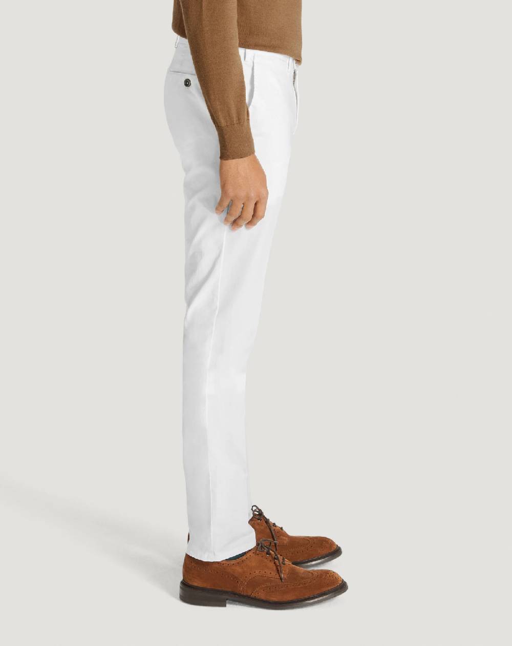 Pt Torino Pantaloni Superslim in gabardina stretch Presa