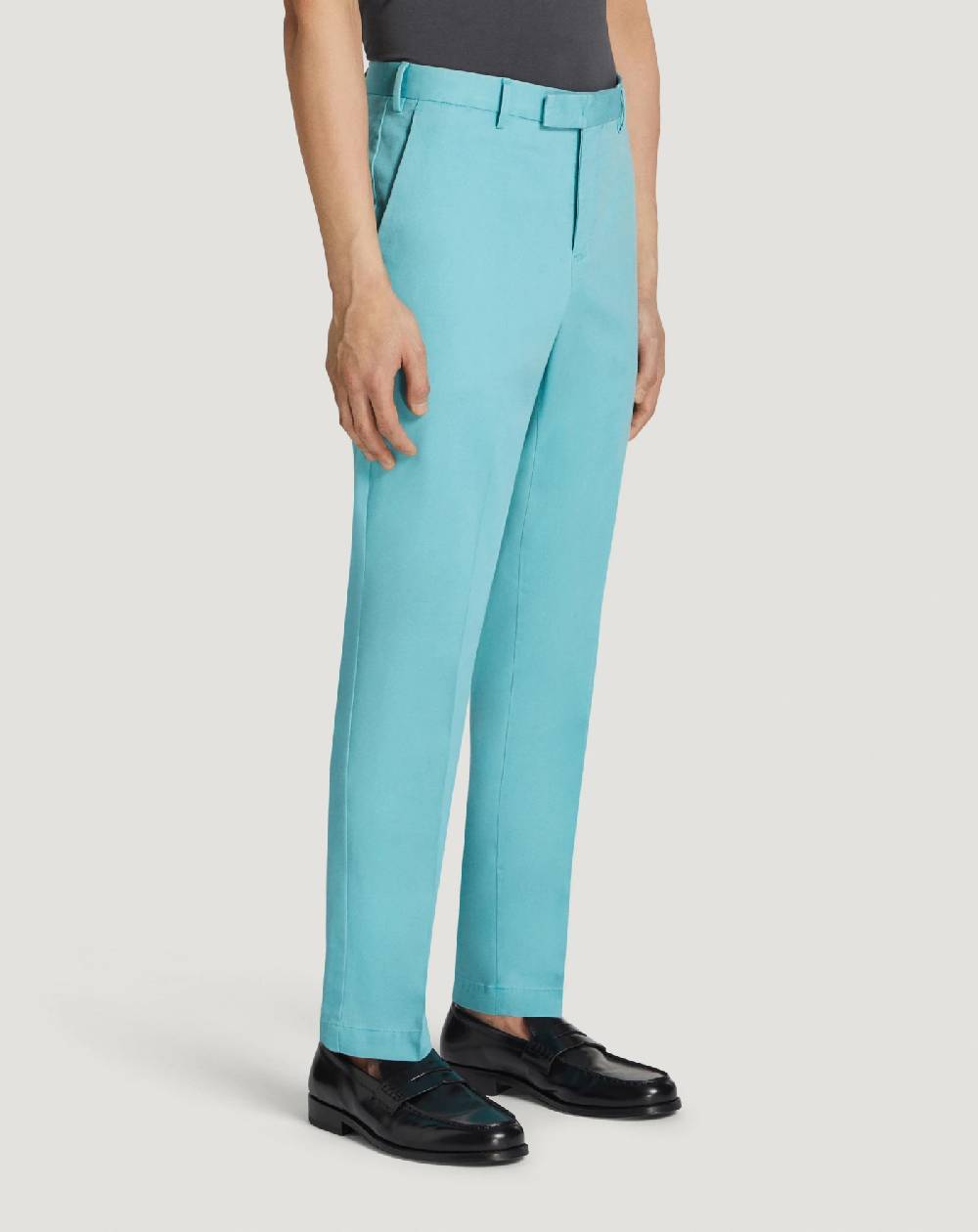 Pt Torino Pantaloni Master in cotone stretch délavé Economico