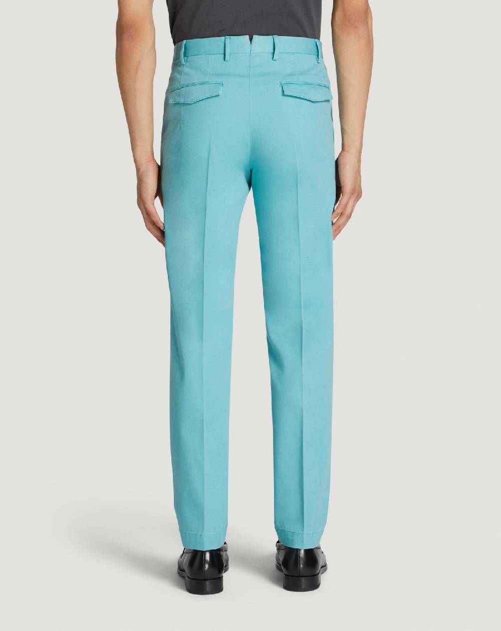 Pt Torino Pantaloni Master in cotone stretch délavé Economico