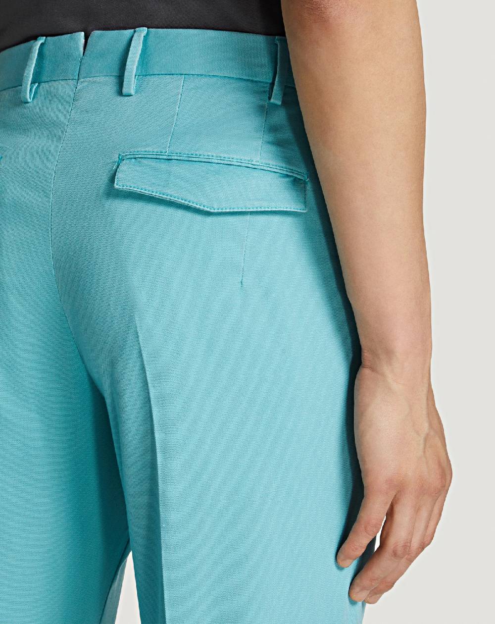 Pt Torino Pantaloni Master in cotone stretch délavé Economico