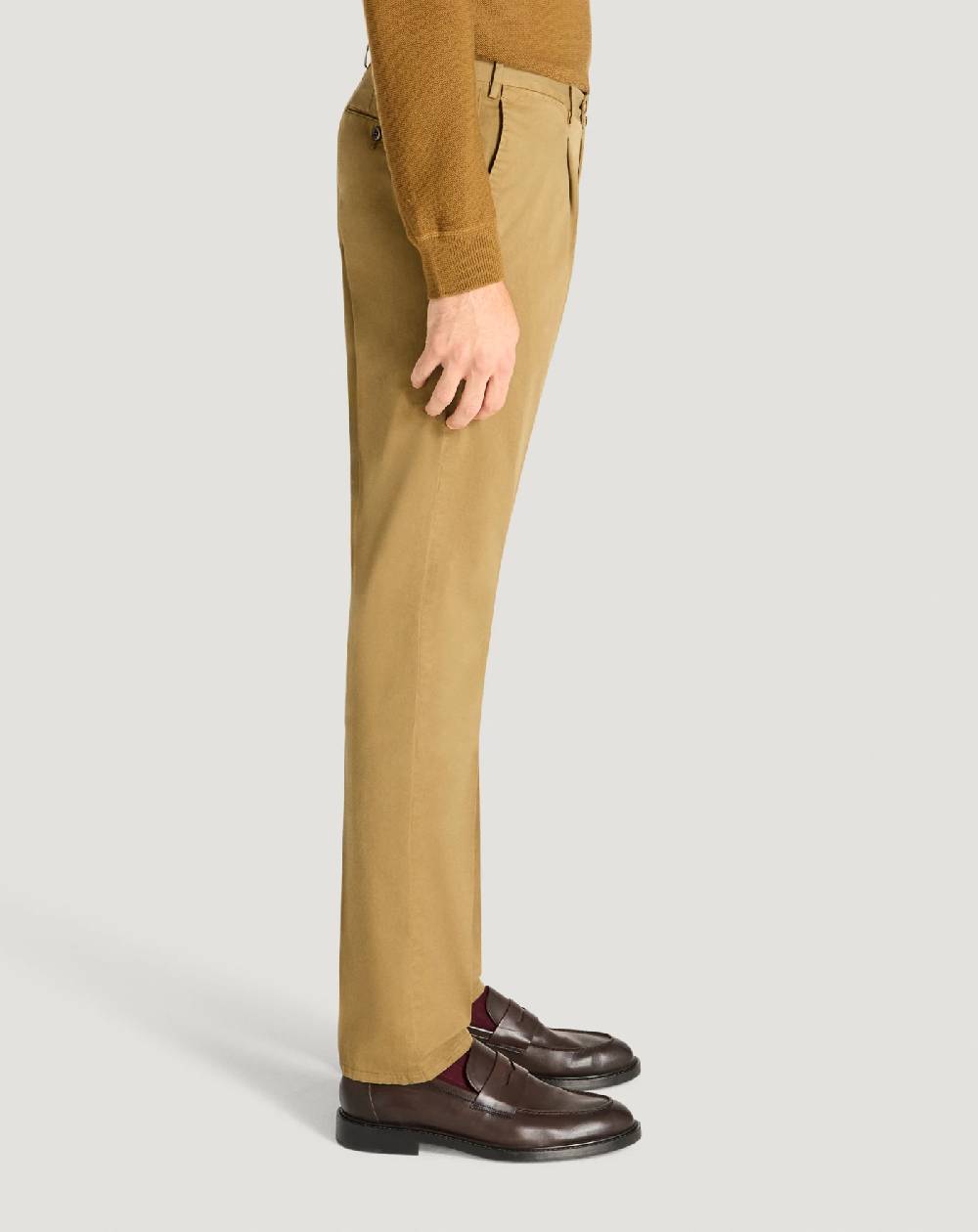 Pt Torino Pantaloni Superslim in gabardina stretch Outlet