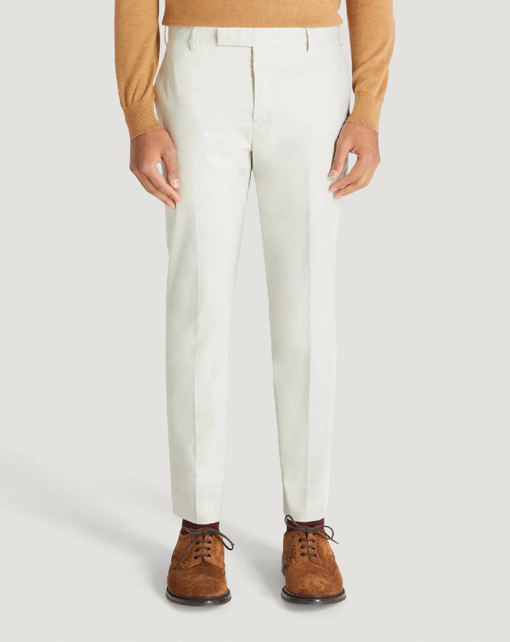 Pt Torino Pantaloni Dieci in gabardina stretch In Vendita