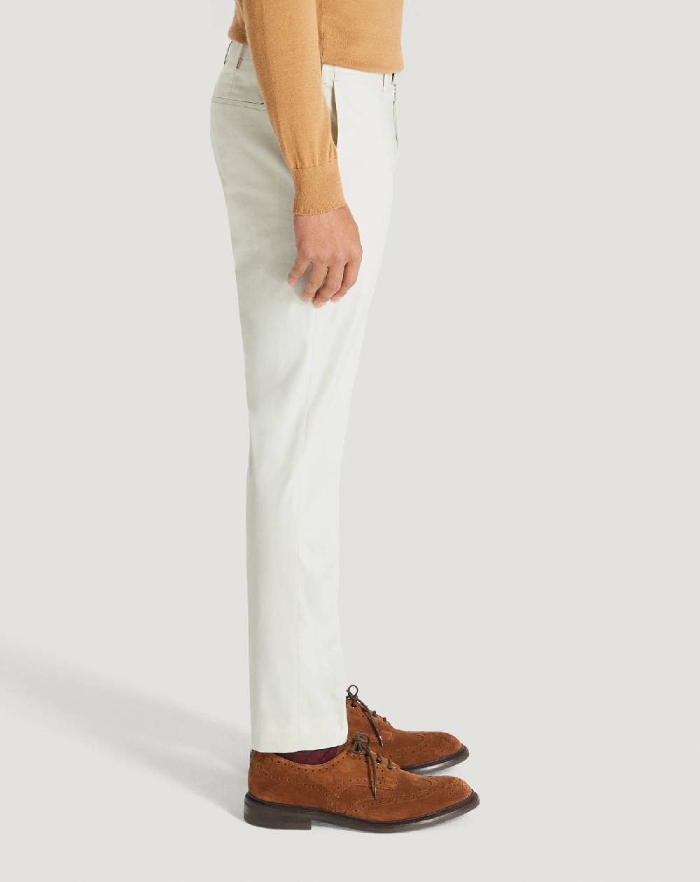 Pt Torino Pantaloni Dieci in gabardina stretch In Vendita