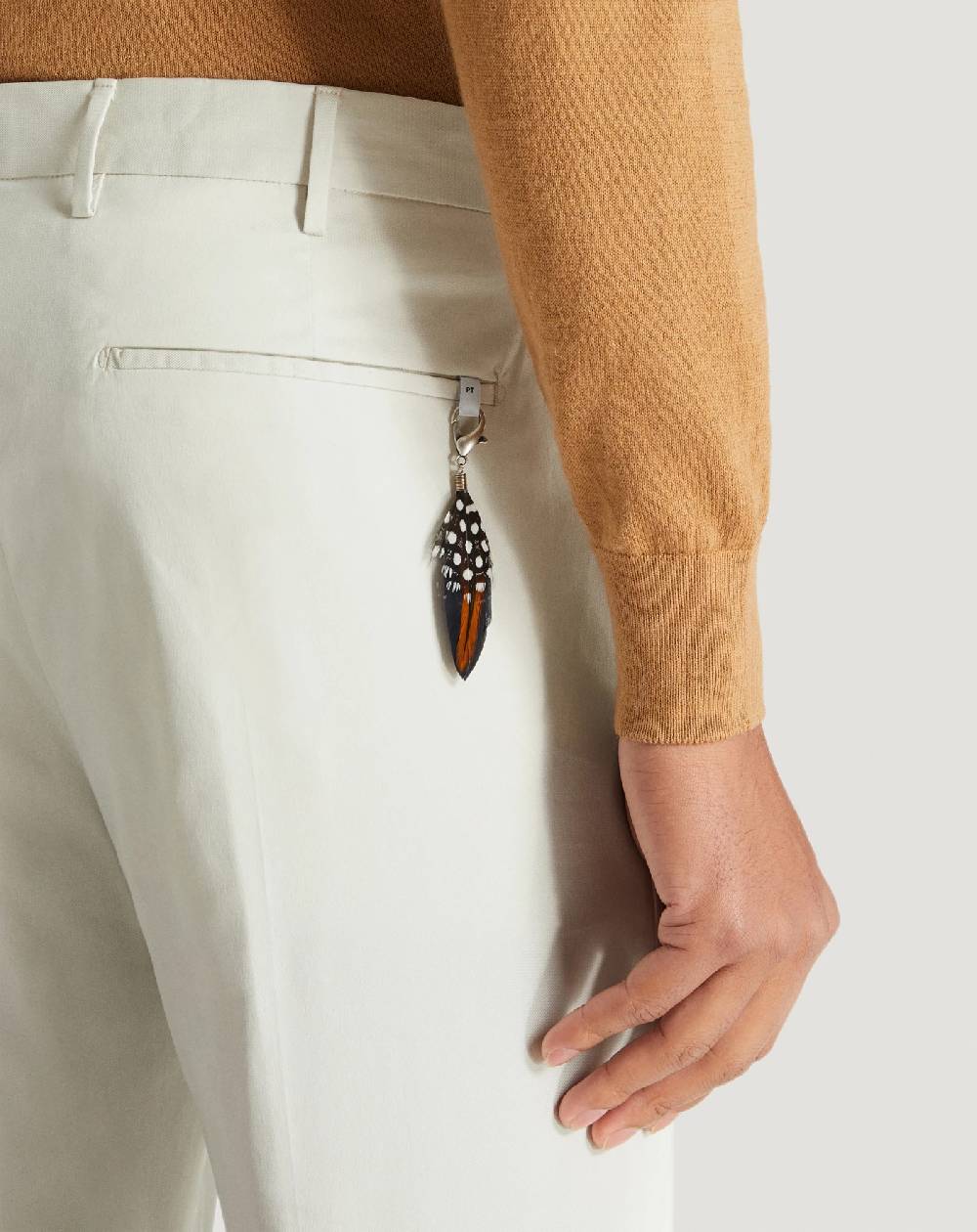 Pt Torino Pantaloni Dieci in gabardina stretch In Vendita