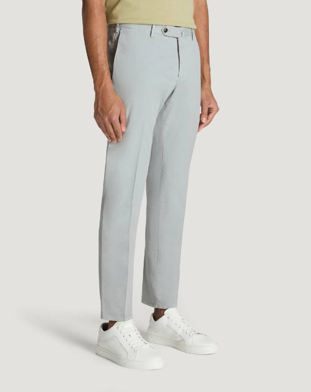 Pt Torino Pantaloni Slim in gabardina stretch Italy