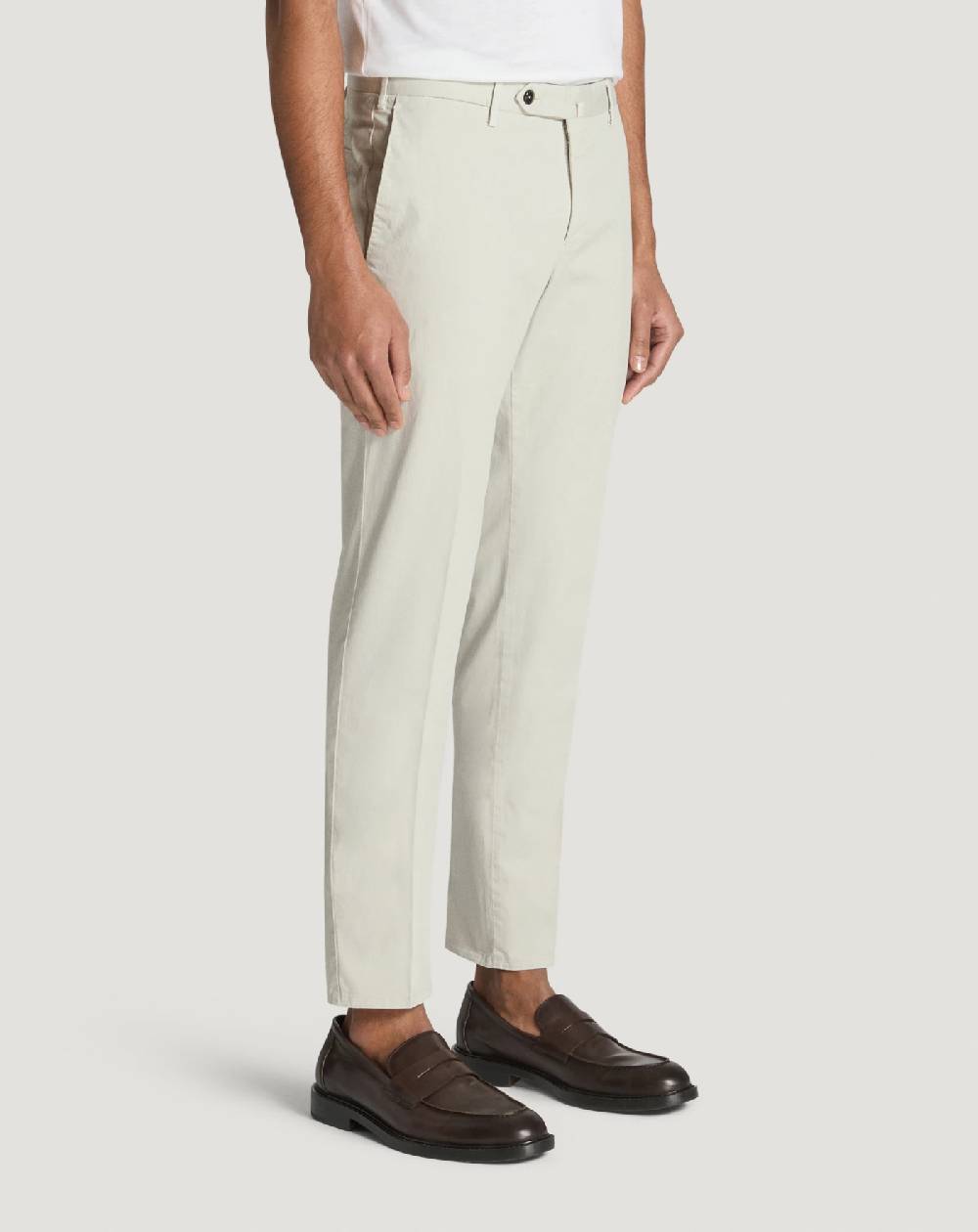 Pt Torino Pantaloni Slim in gabardina stretch Italia