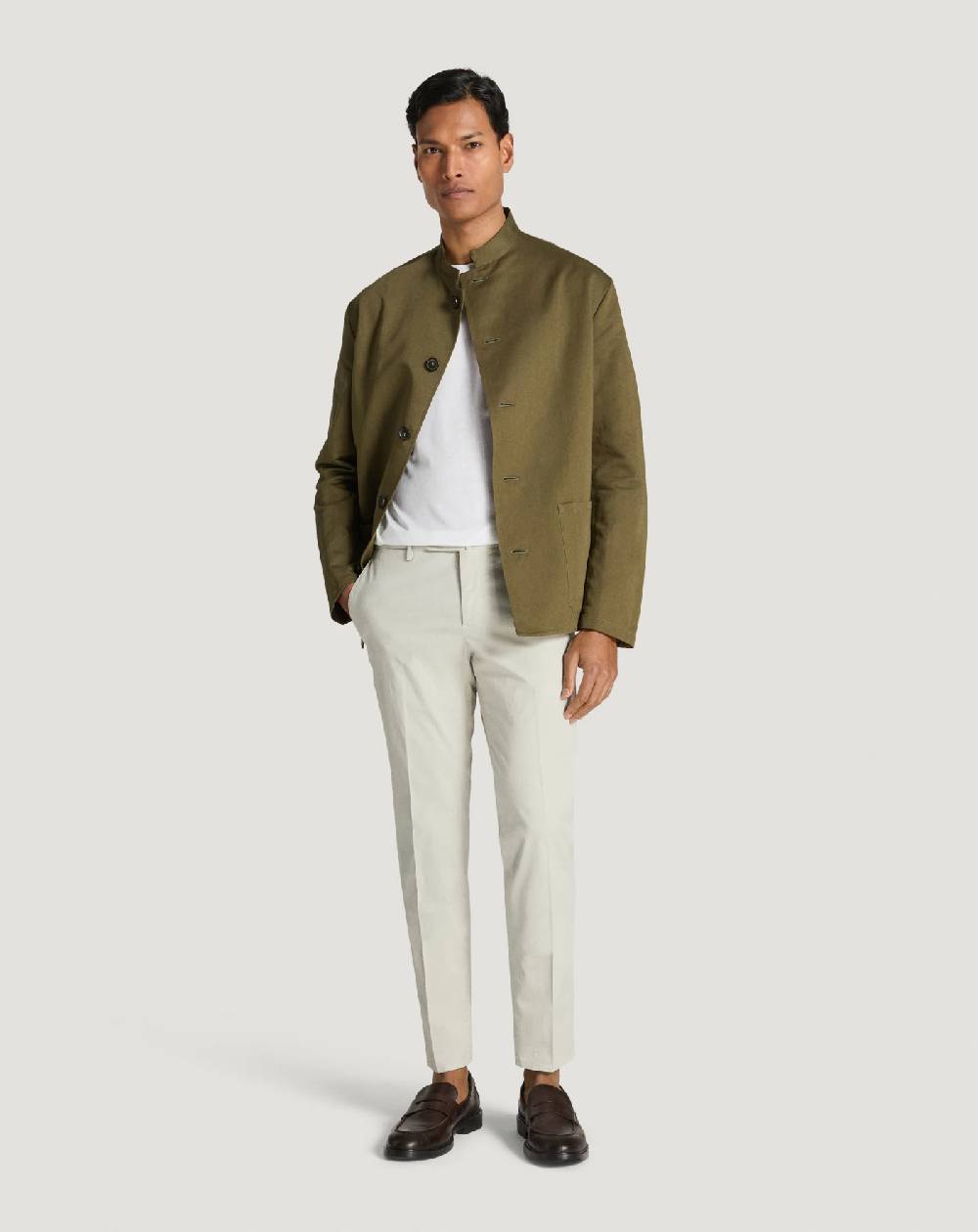 Pt Torino Pantaloni Slim in gabardina stretch Italia