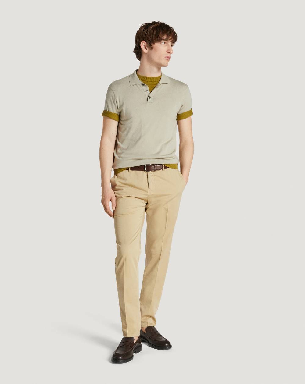 Pt Torino Pantaloni Slim in silkochino Nuovo
