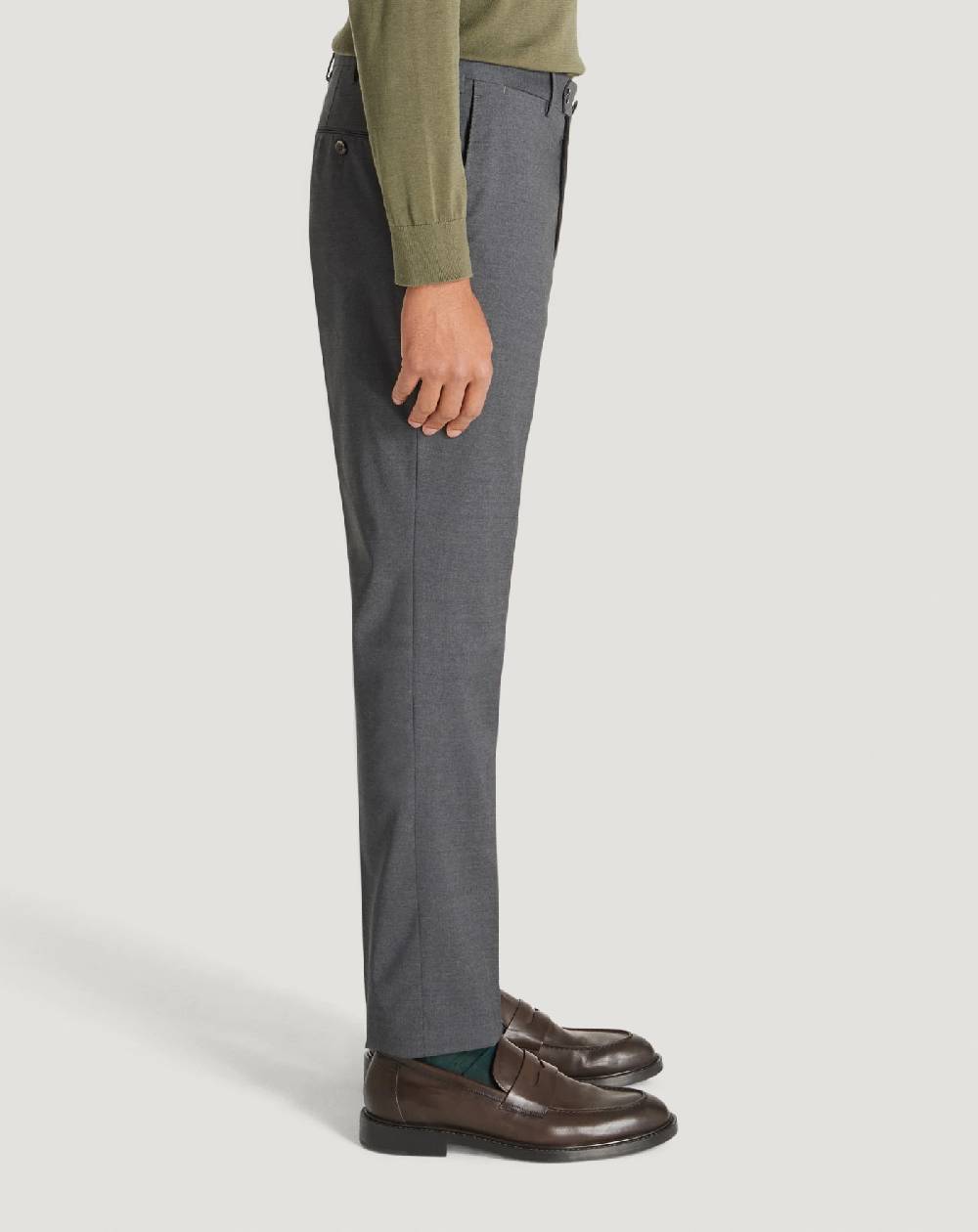 Pt Torino Pantaloni Slim in lana four season Qualità