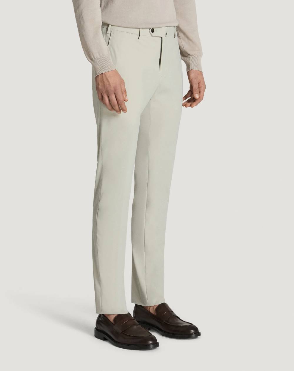Pt Torino Pantaloni Slim in tessuto organico stretch Spedizione Gratuita