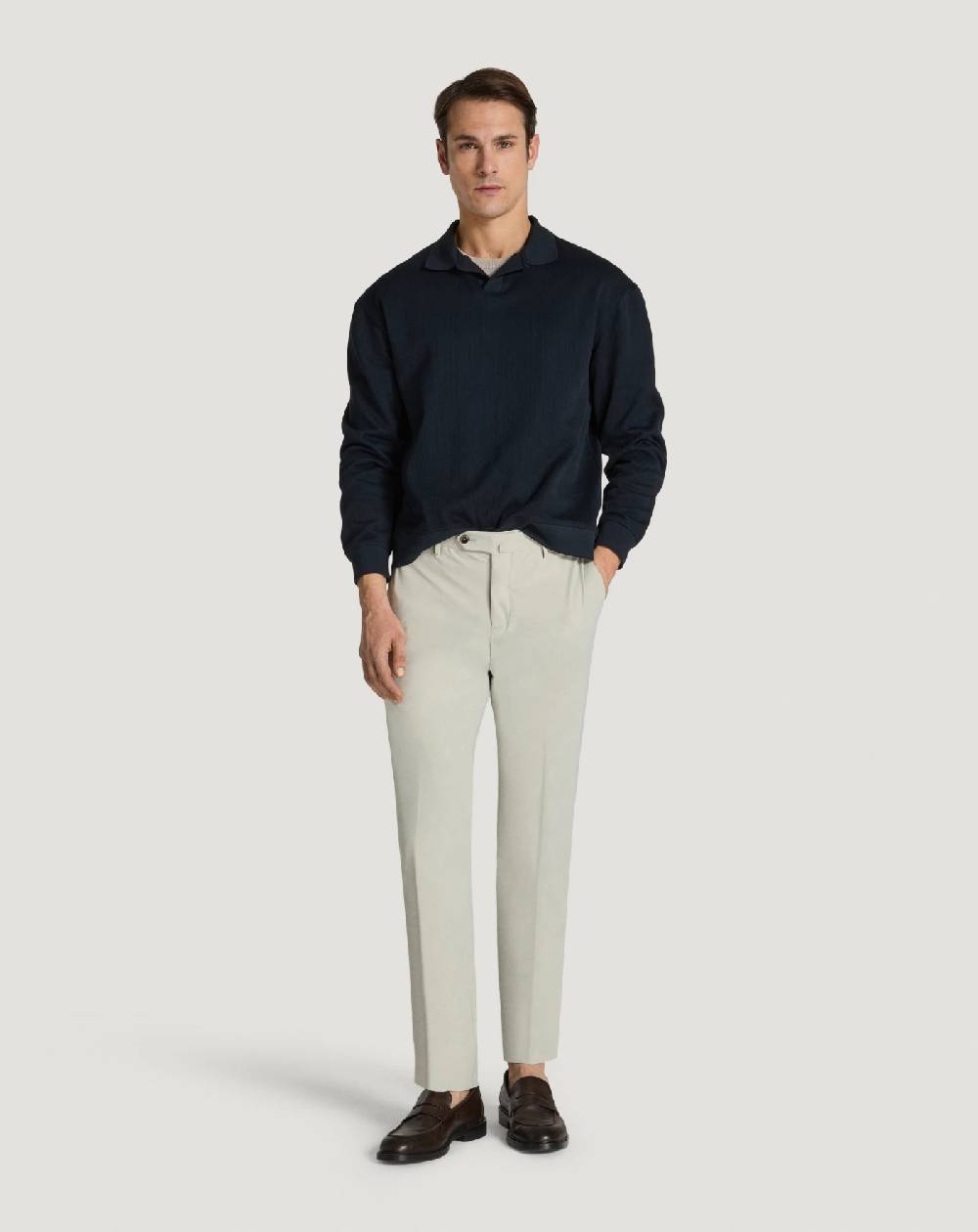 Pt Torino Pantaloni Slim in tessuto organico stretch Spedizione Gratuita