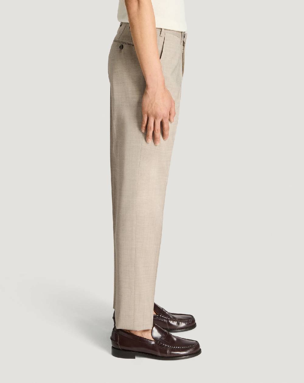 Pt Torino Pantaloni Slim in lana four season Pezzi Unici