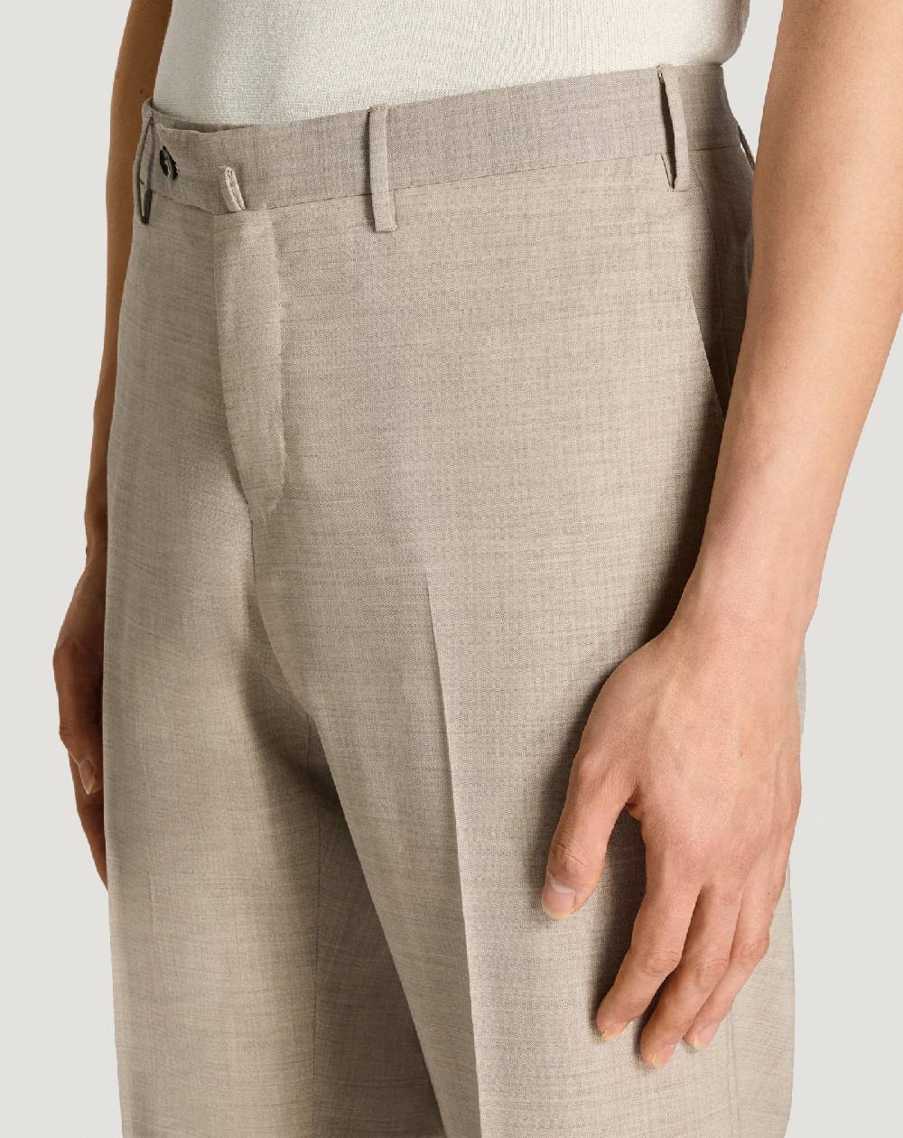 Pt Torino Pantaloni Slim in lana four season Pezzi Unici
