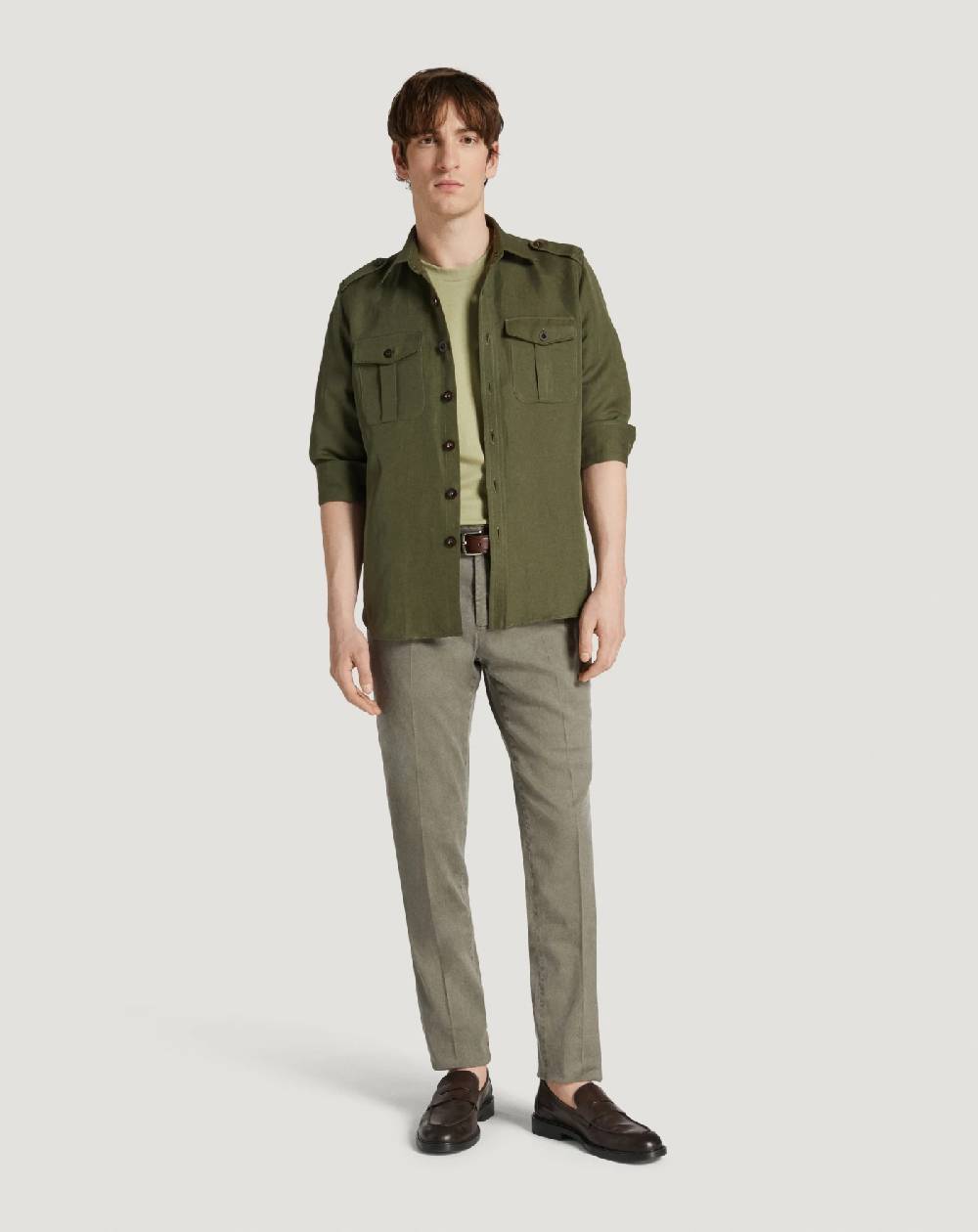 Pt Torino Pantaloni Slim in lino stretch délavé Qualità Garantita
