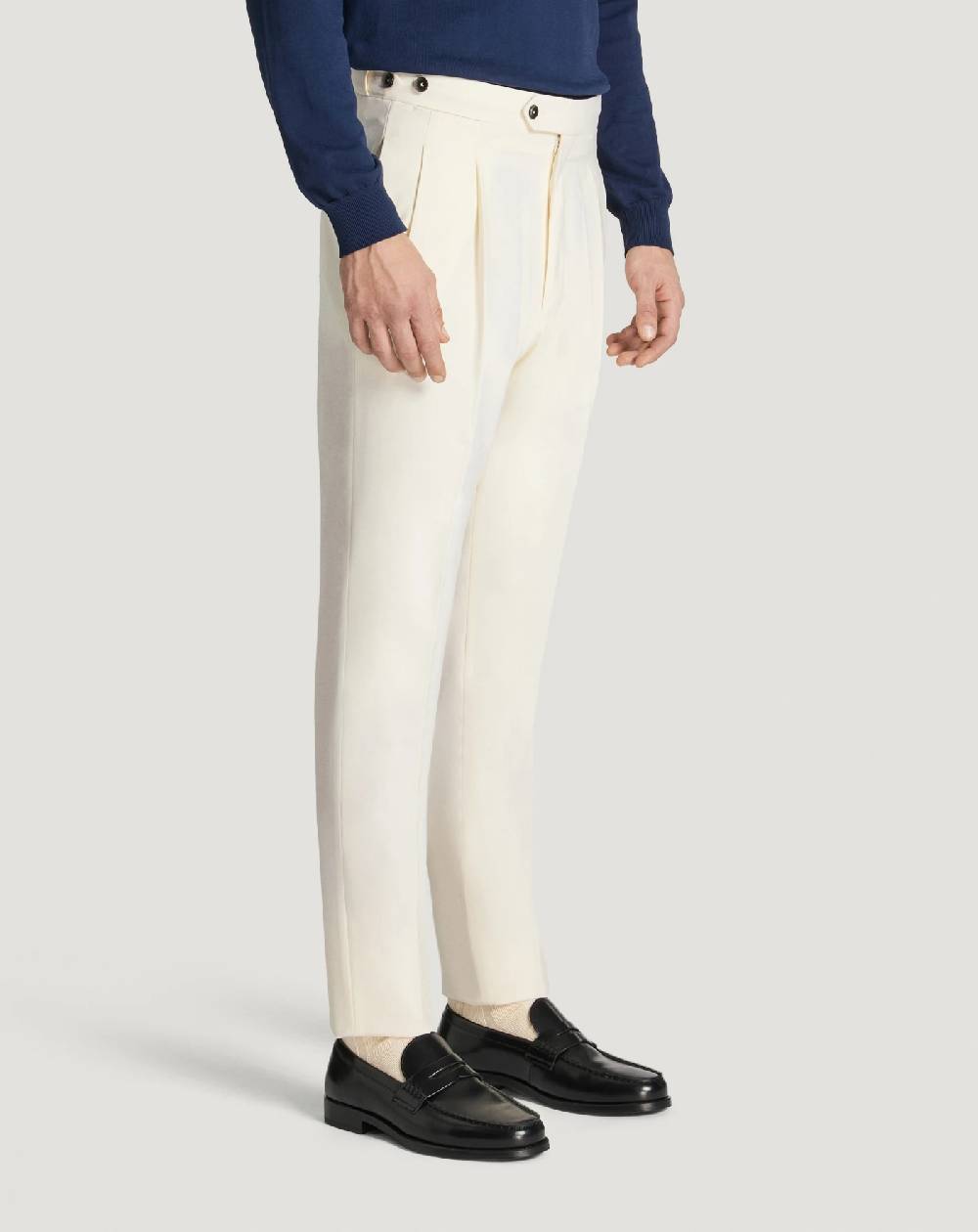 Pt Torino Pantaloni Gentleman in lana tropical Fino Al -60%