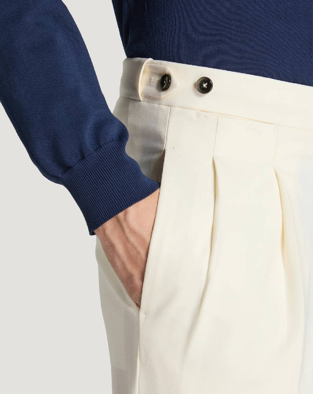 Pt Torino Pantaloni Gentleman in lana tropical Fino Al -60%