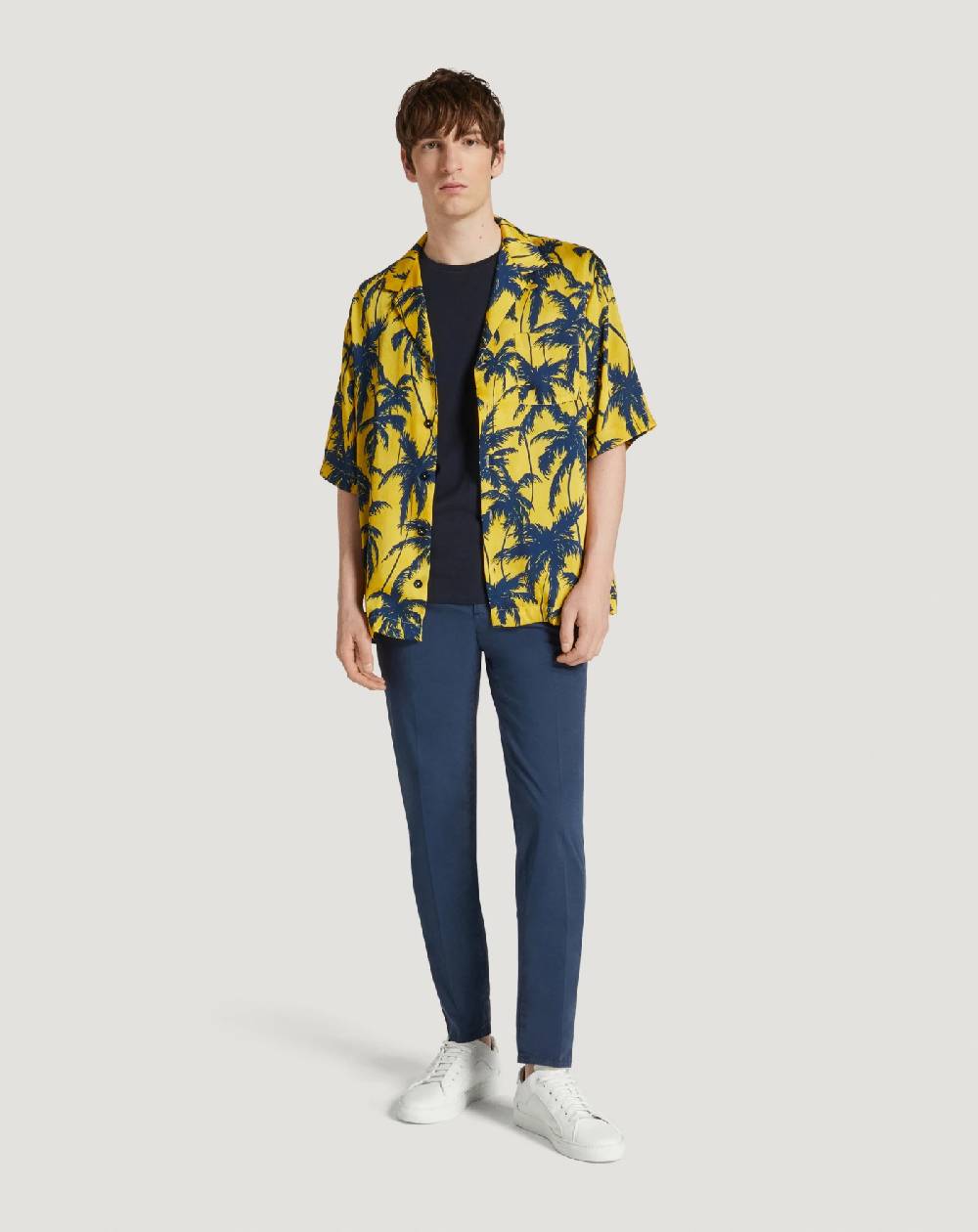 Pt Torino Pantaloni Slim in gabardina stretch Novità
