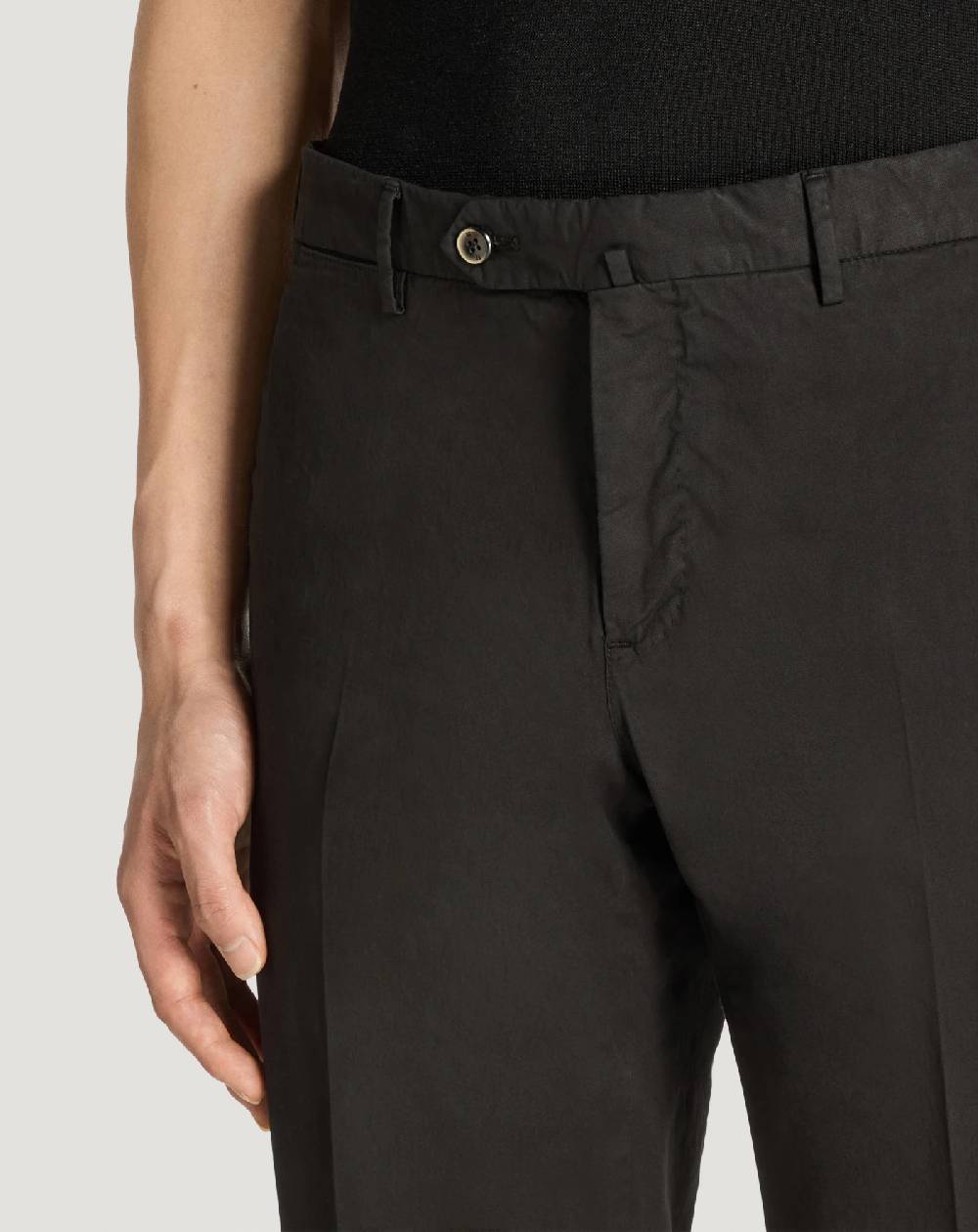 Pt Torino Pantaloni Slim in gabardina stretch Offerta