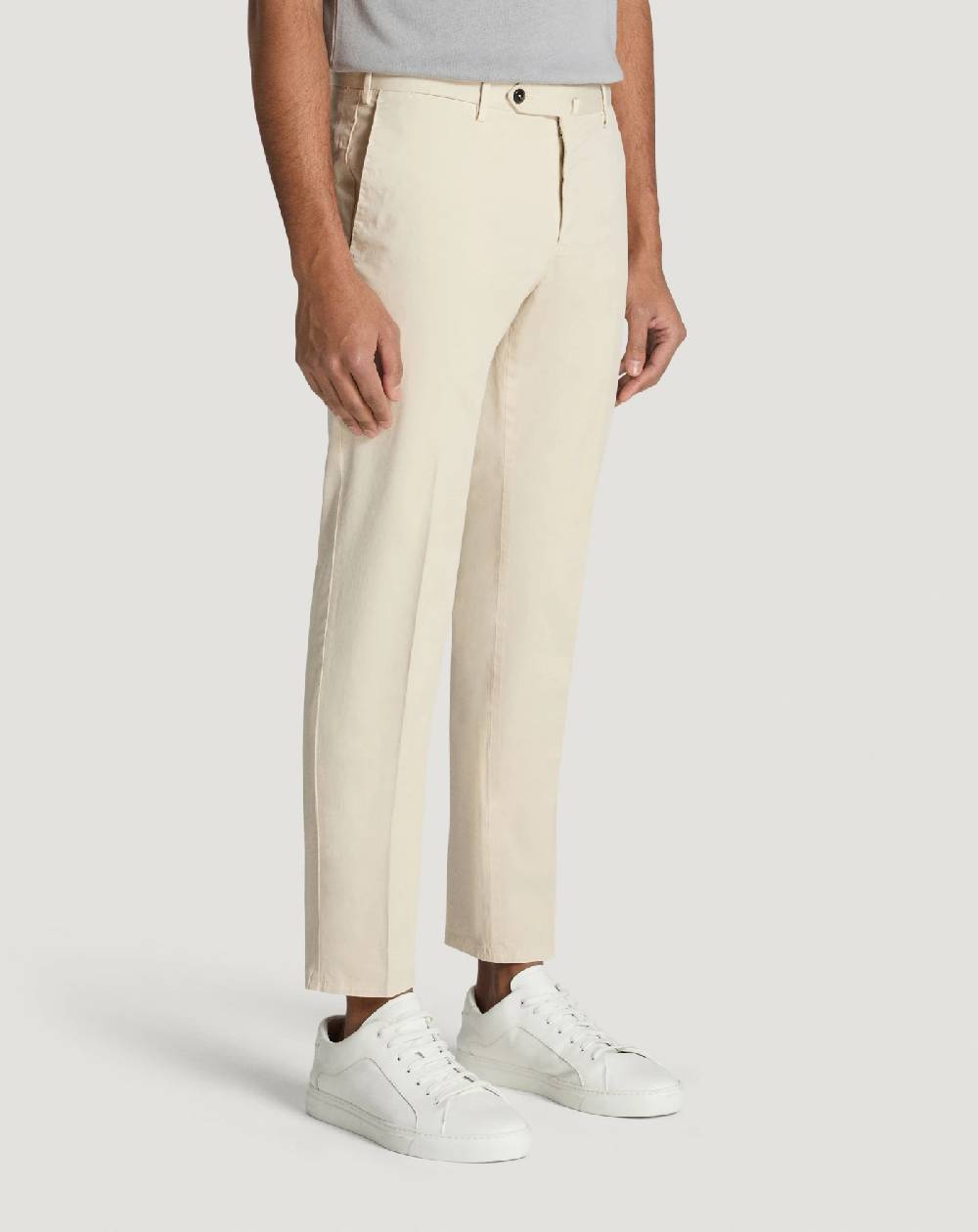 Pt Torino Pantaloni Slim in gabardina stretch Economico