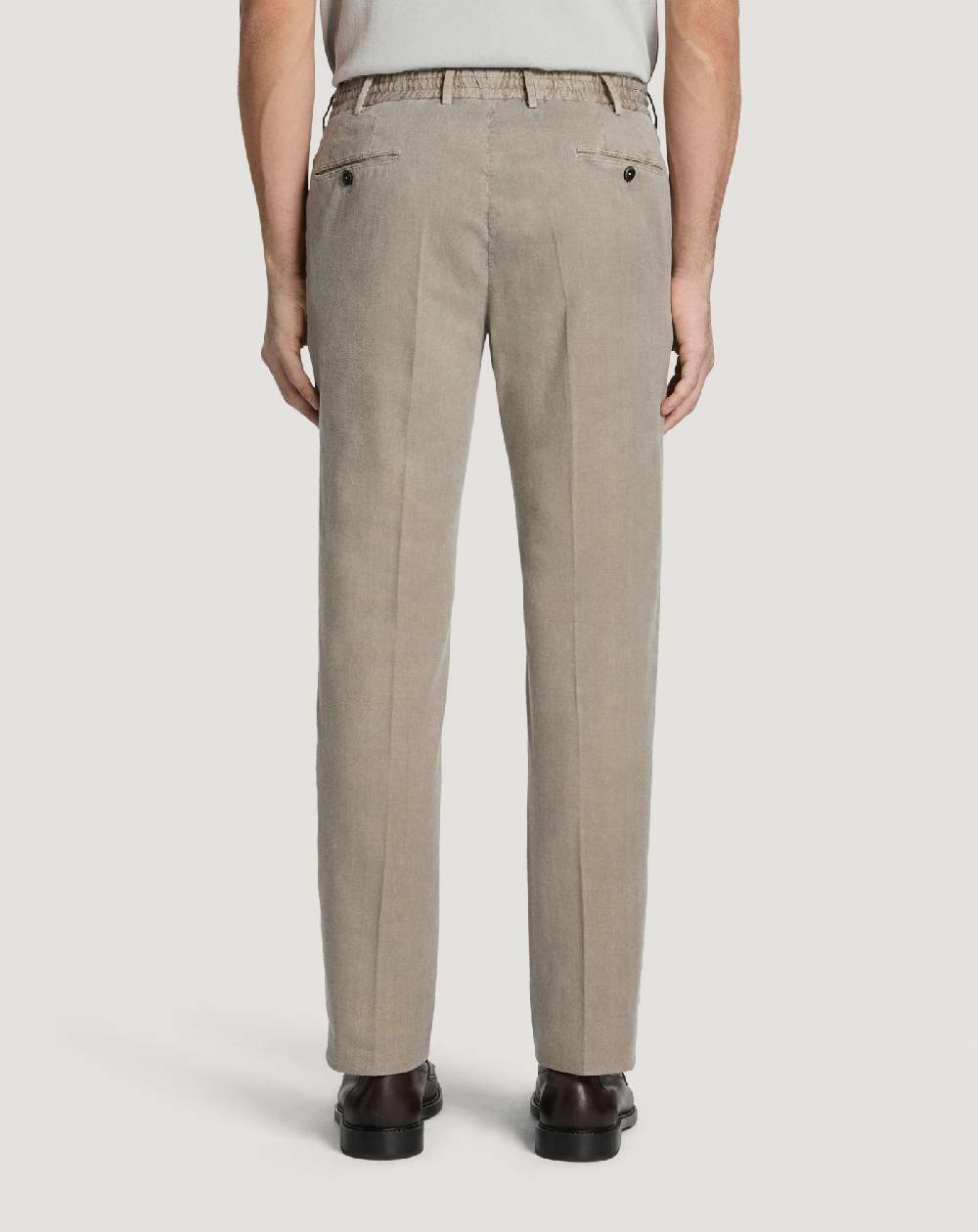 Pt Torino Pantaloni Slim in lino stretch délavé Online