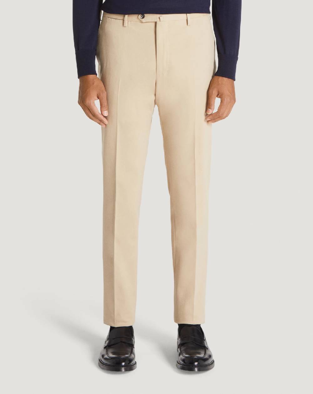 Pt Torino Pantaloni Slim in cotone & cachemire Vendita Calda