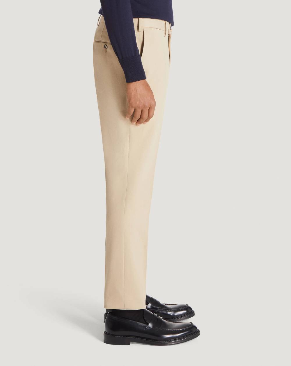 Pt Torino Pantaloni Slim in cotone & cachemire Vendita Calda