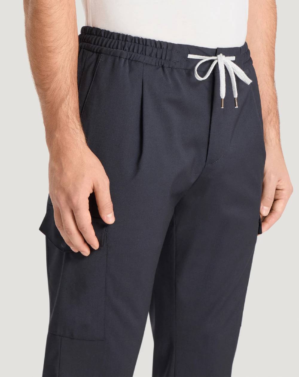 Pt Torino Pantaloni Soft in techno lana Black Friday Prezzi