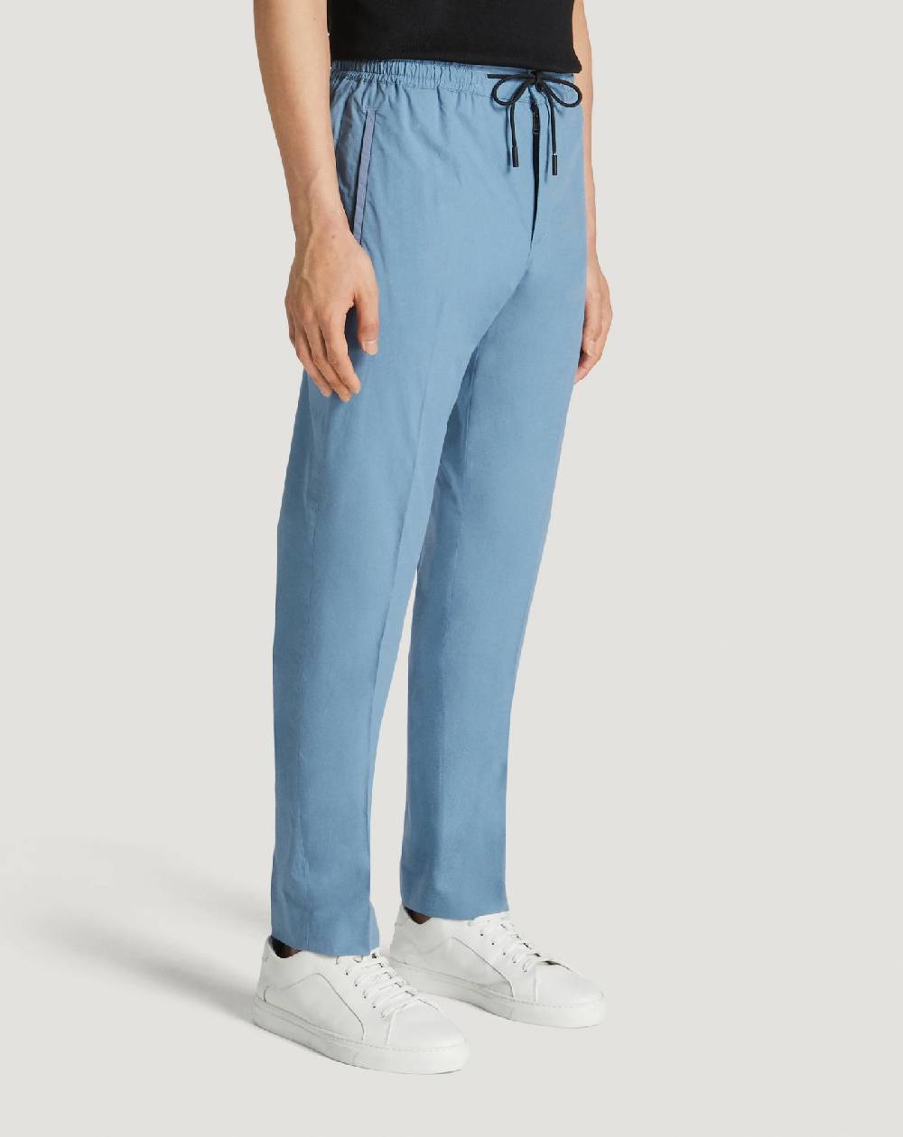 Pt Torino Pantaloni Omega in popeline stretch Offerta