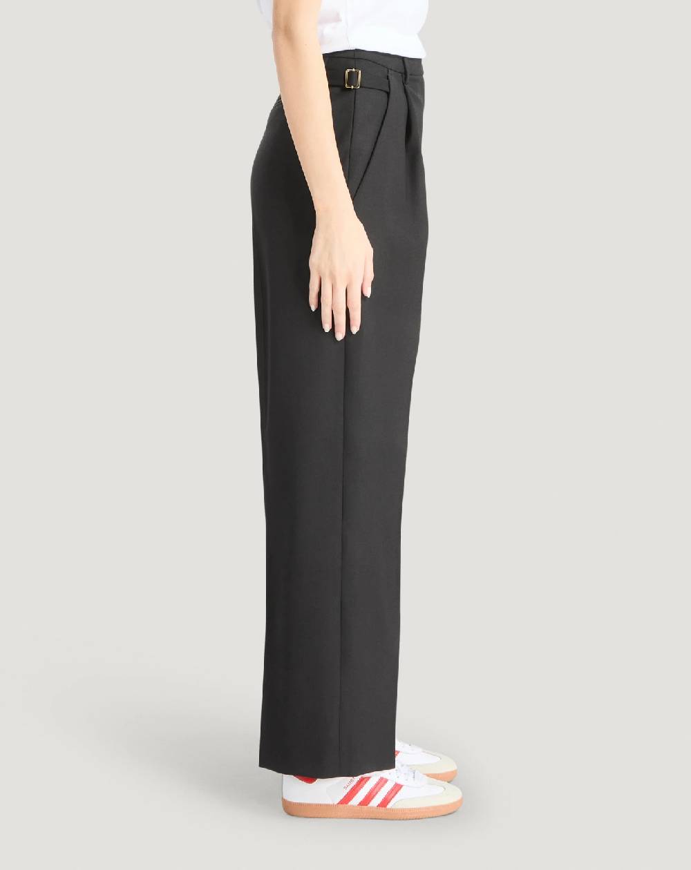 Pt Torino Pantaloni Isabel in lana stretch Promozione