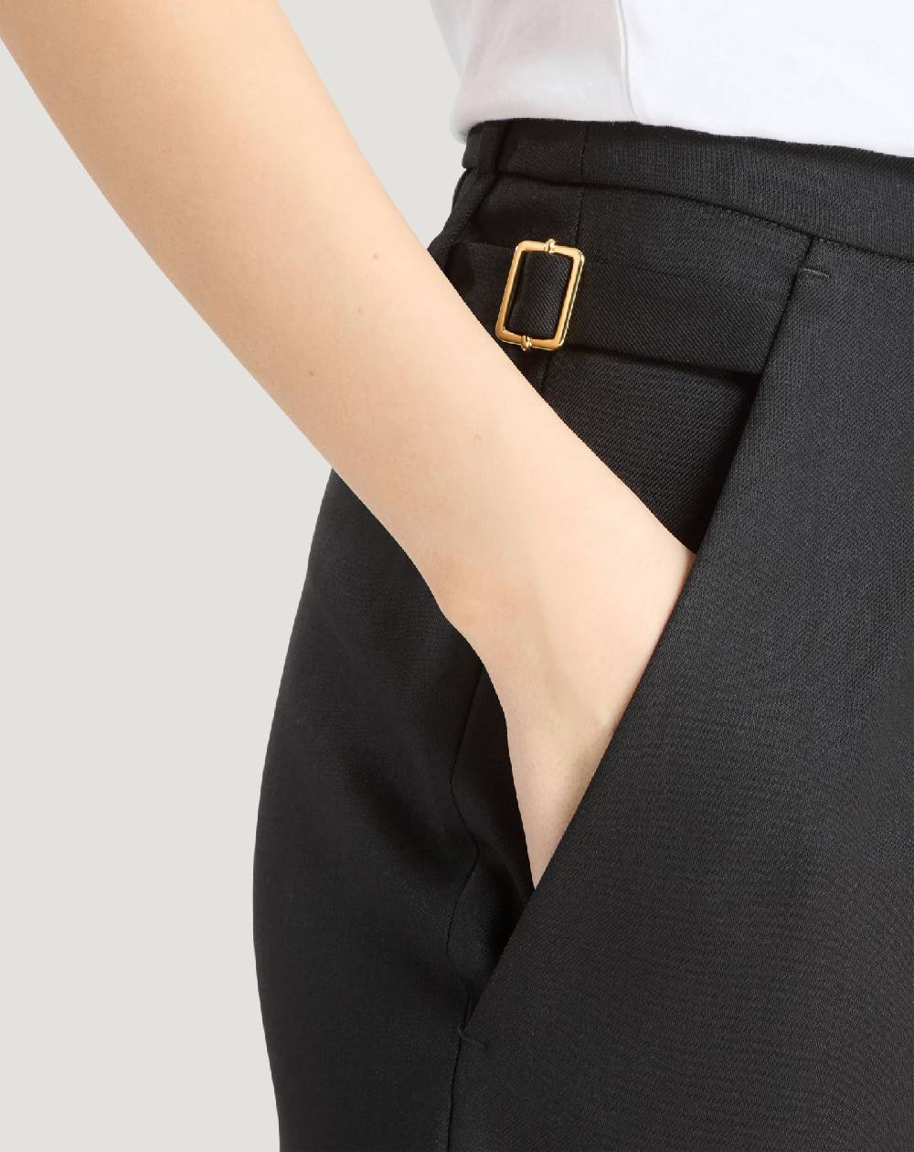 Pt Torino Pantaloni Isabel in lana stretch Promozione