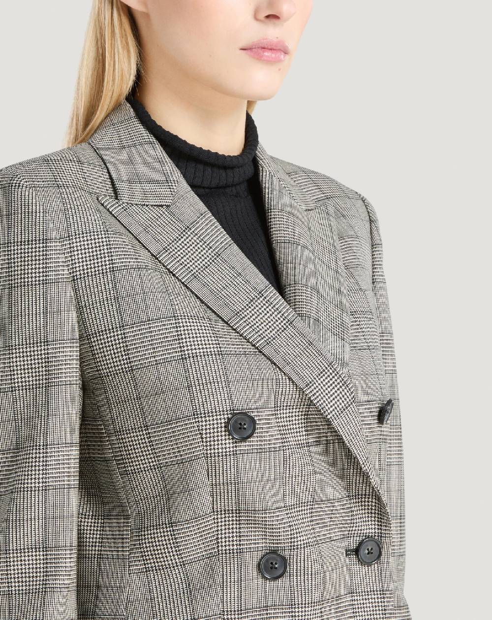 Pt Torino Blazer in lana check Spedizione Gratuita