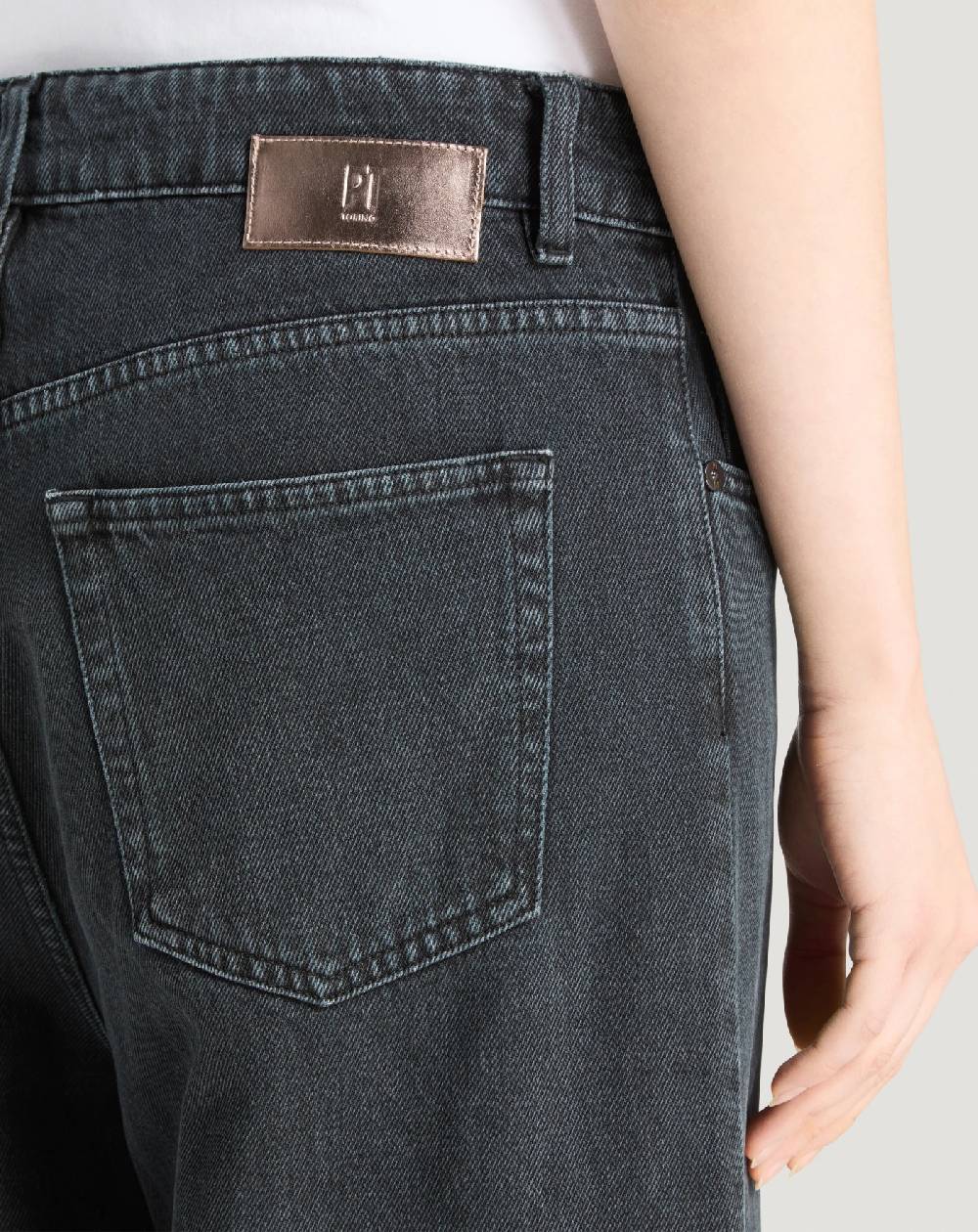 Pt Torino Jeans Miley in black denim Qualità Garantita