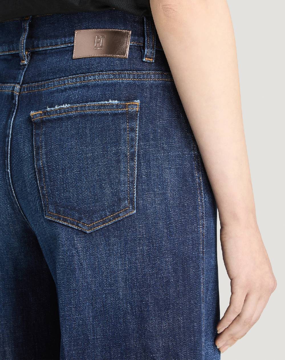 Pt Torino Jeans Cyndi in denim loose Negozi Online