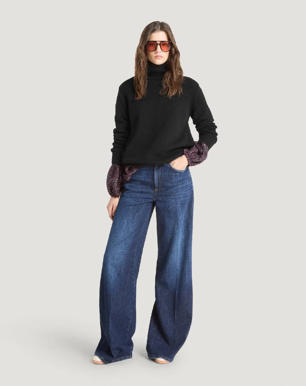 Pt Torino Jeans Cyndi in denim loose Negozi Online