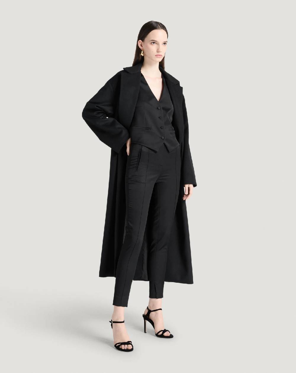 Pt Torino Pantaloni Frida in satin fluido Acquista Ora