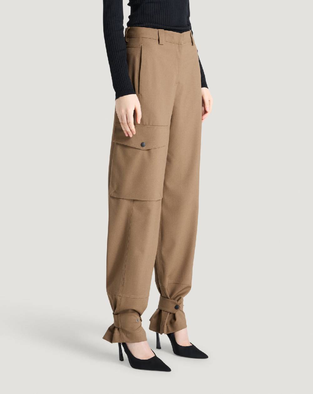 Pt Torino Pantaloni Giselle in tecno lana Promozione Limitata