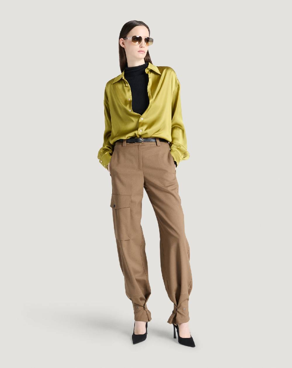 Pt Torino Pantaloni Giselle in tecno lana Promozione Limitata