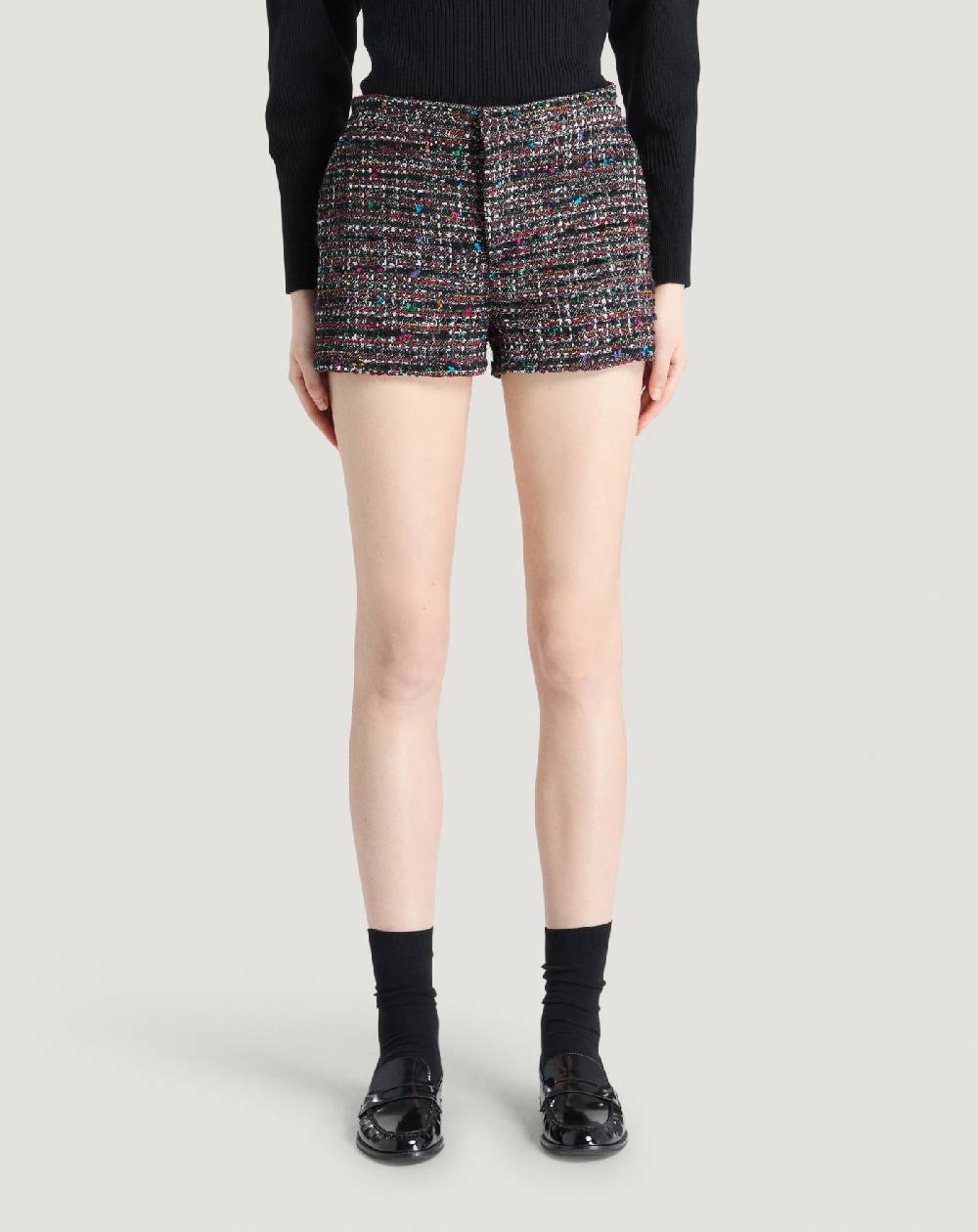 Pt Torino Shorts Julie in tweed multicolor Sottocosto