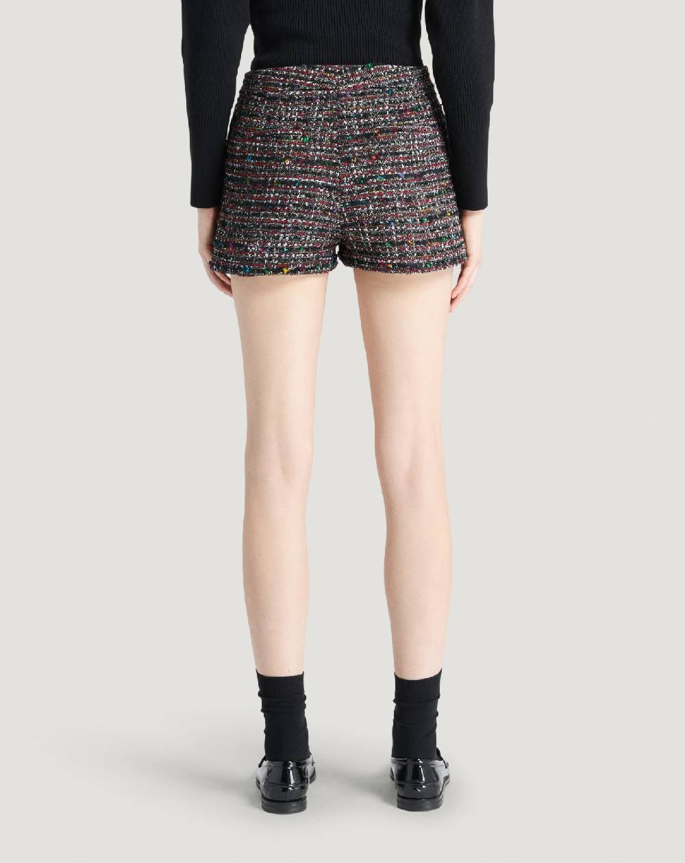Pt Torino Shorts Julie in tweed multicolor Sottocosto