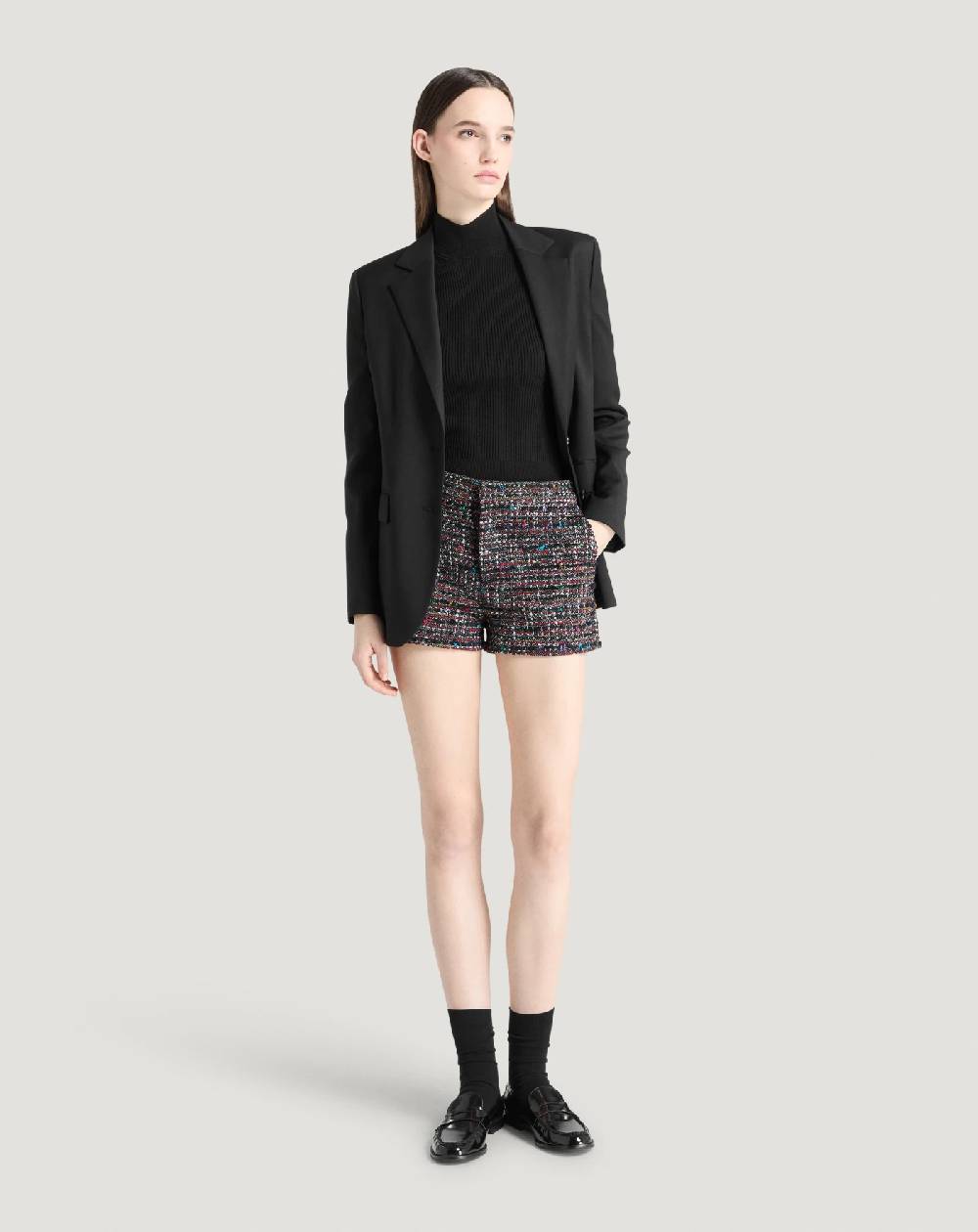 Pt Torino Shorts Julie in tweed multicolor Sottocosto