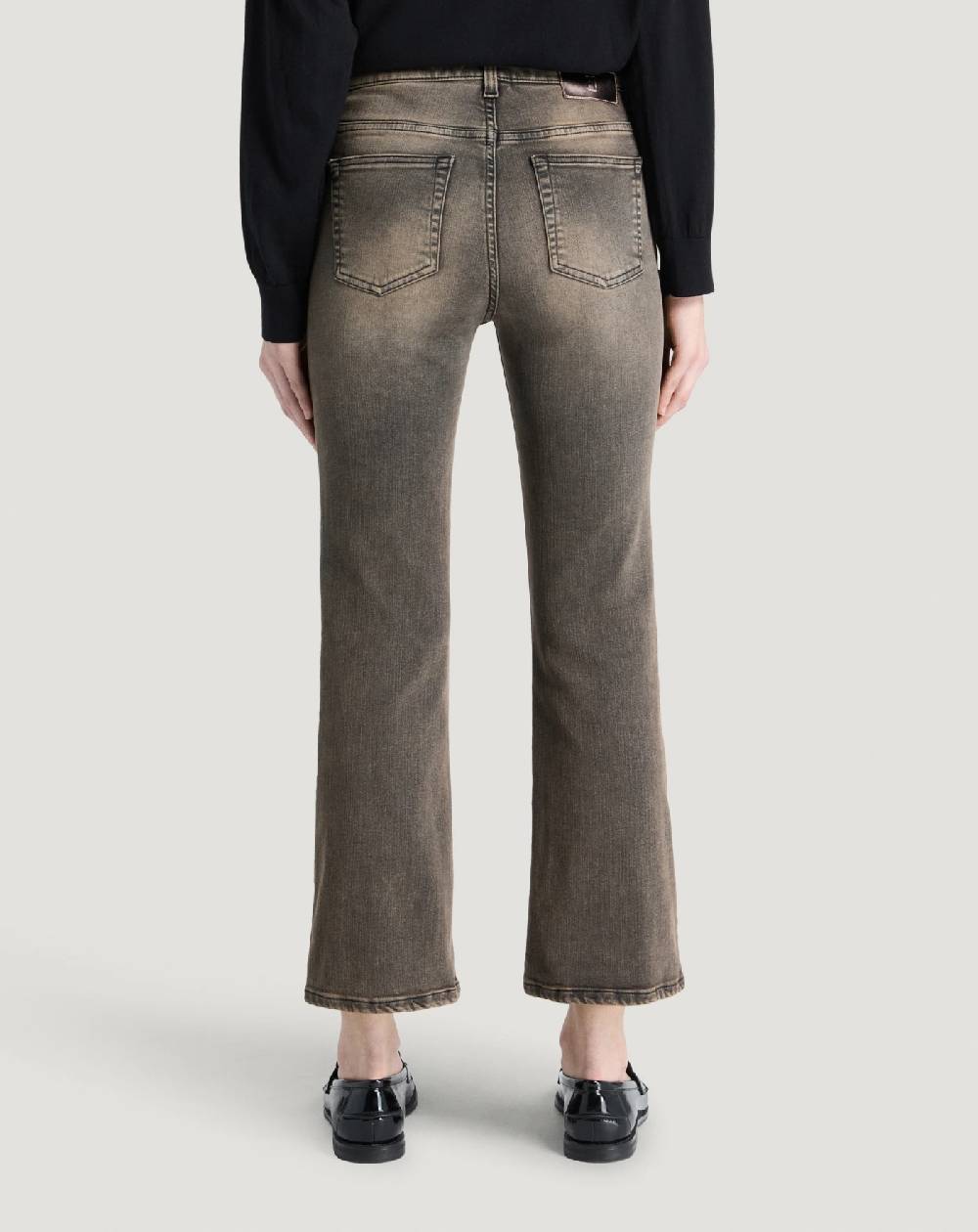 Pt Torino Jeans Kim in black denim stretch Novità