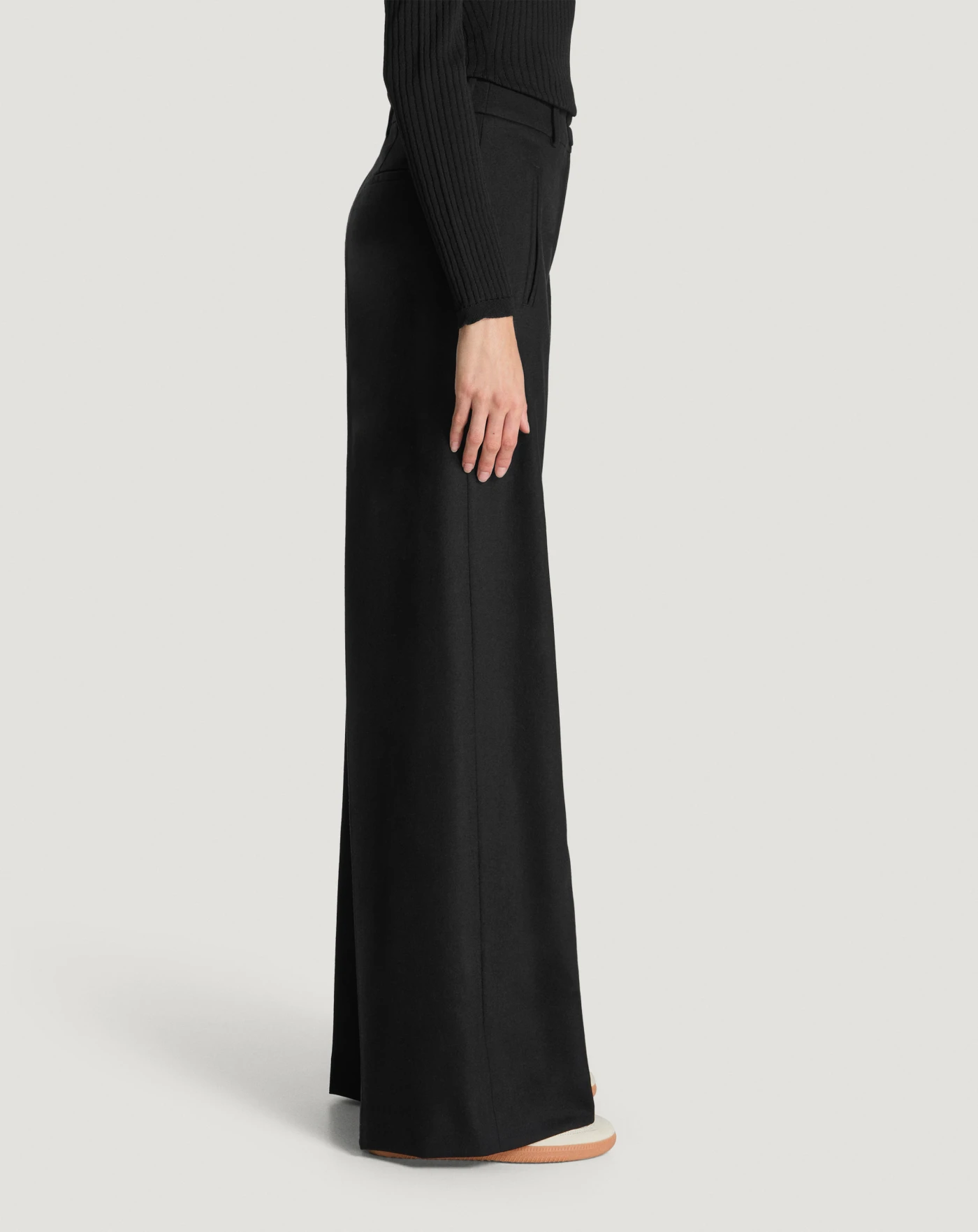 Pt Torino Pantaloni Alessandra in flanella Sconto
