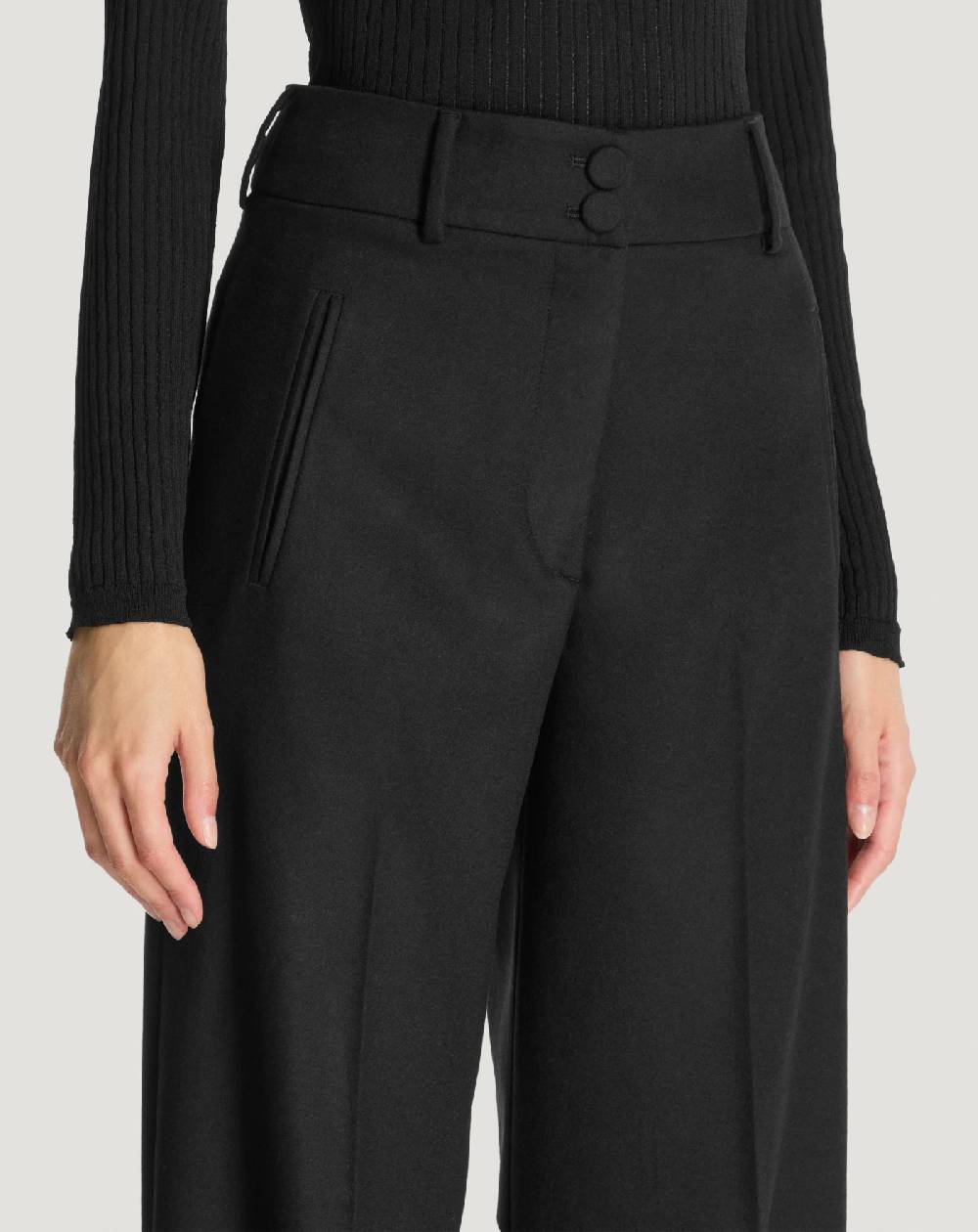 Pt Torino Pantaloni Alessandra in flanella Sconto