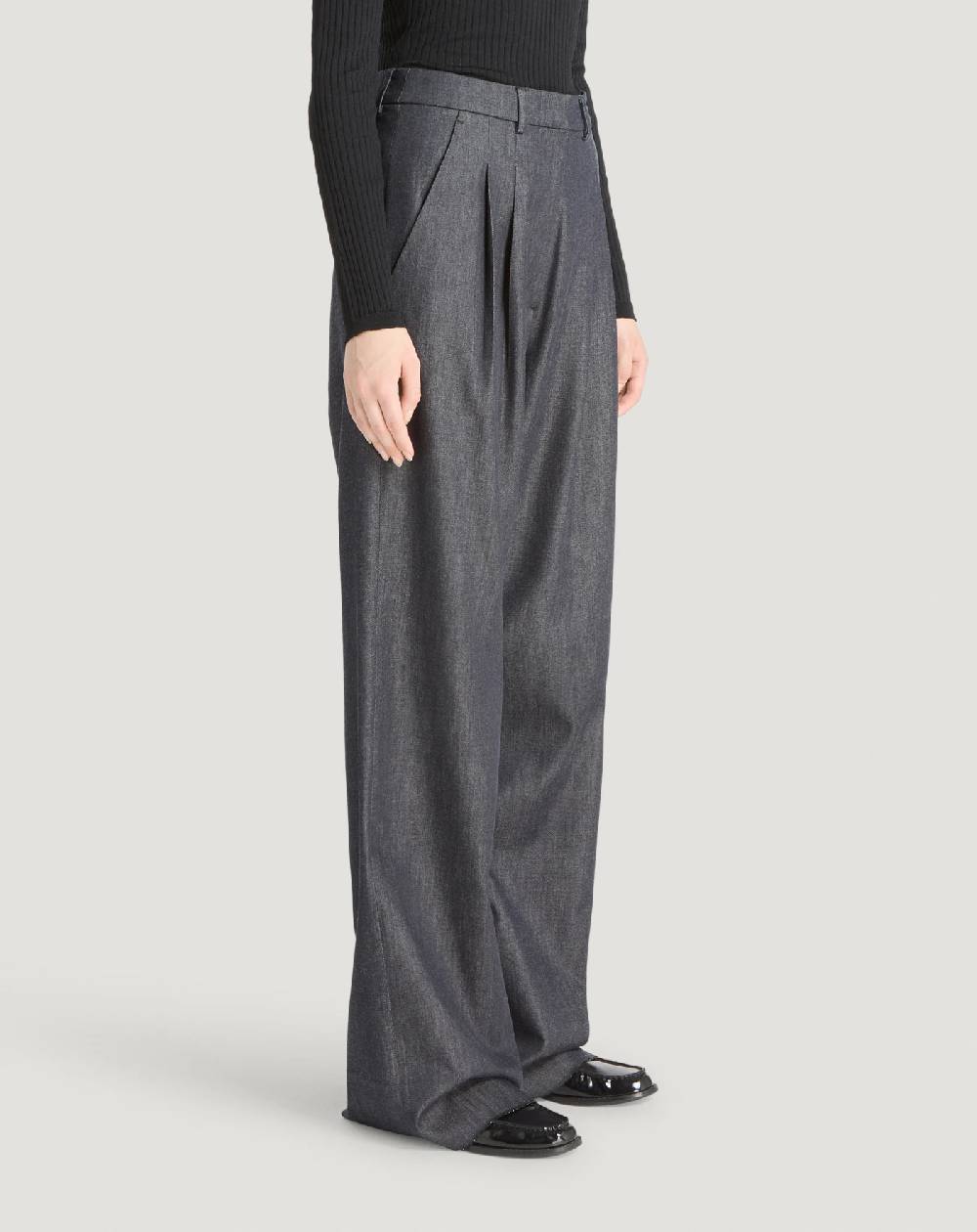 Pt Torino Jeans Frankie in denim di cotone e seta Offerta