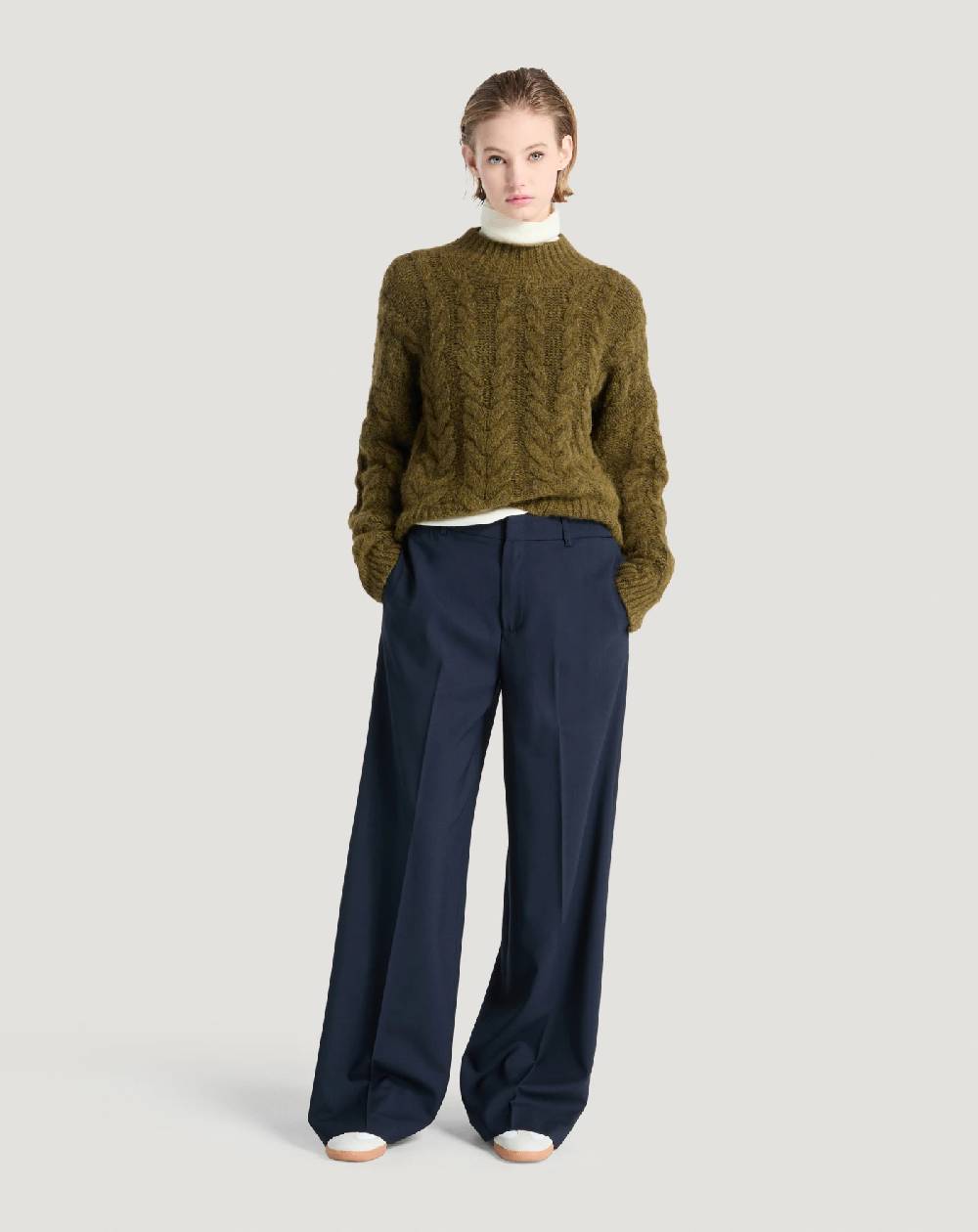 Pt Torino Pantaloni Lorenza in lana Online