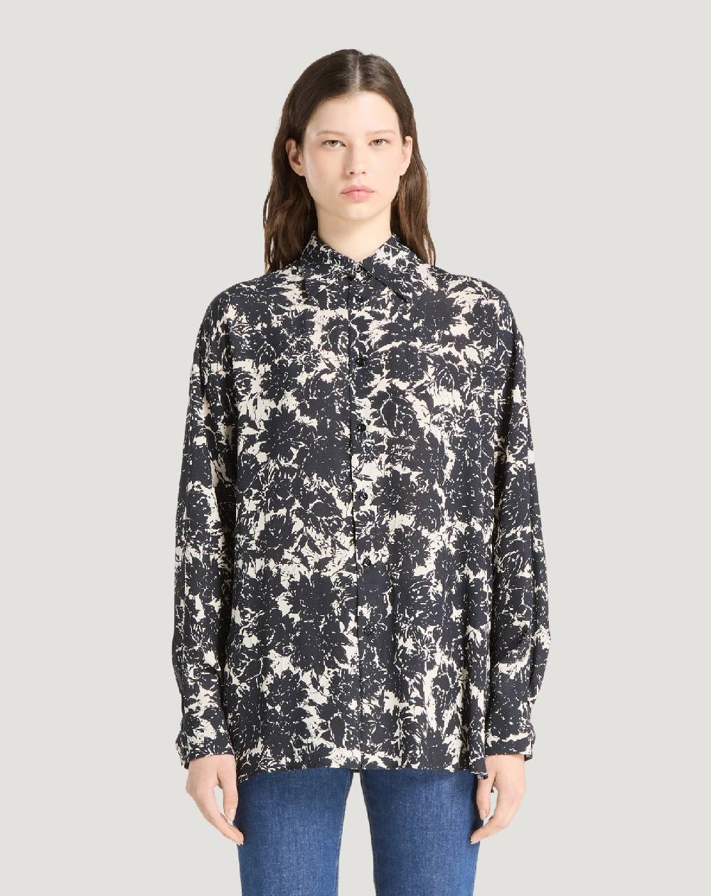 Pt Torino Camicia in georgette stampata Saldi