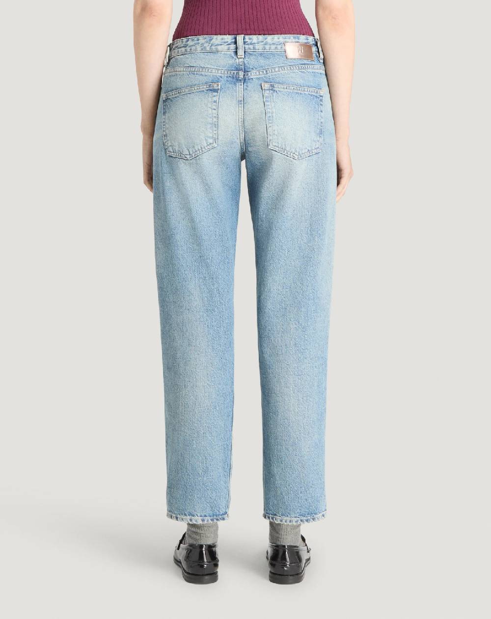 Pt Torino Jeans Tina in denim indigo di cotone Offerte