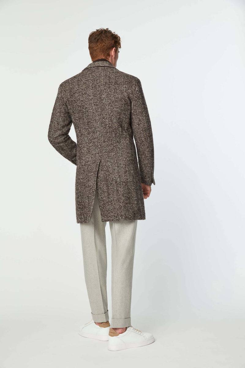 ﻿Lubiam Cappotto monopetto marrone Cappotto monopetto marrone Hotsell