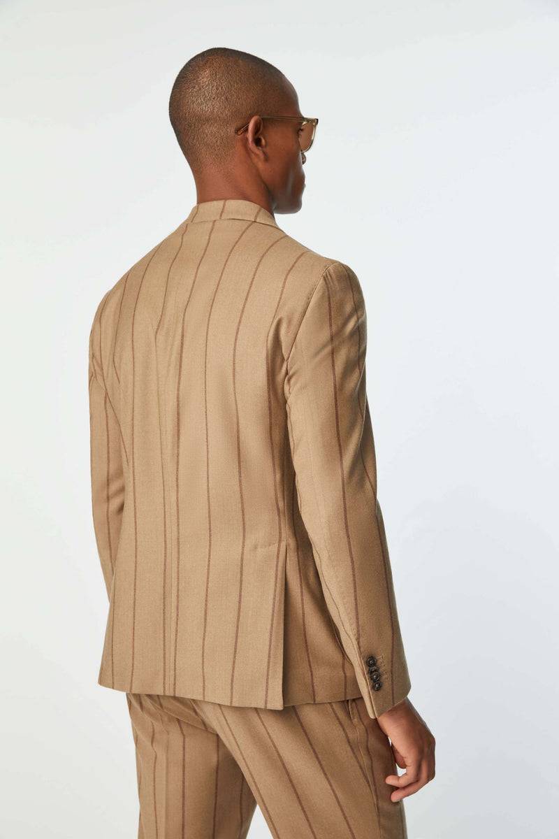 Lubiam Abito TOM non trattato gessato beige Abito TOM non trattato gessato beige Moda