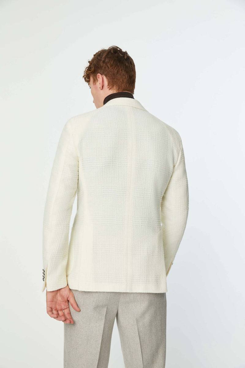 Lubiam Giacca JACK slim non trattata bianca Giacca JACK slim non trattata bianca Shopping Online